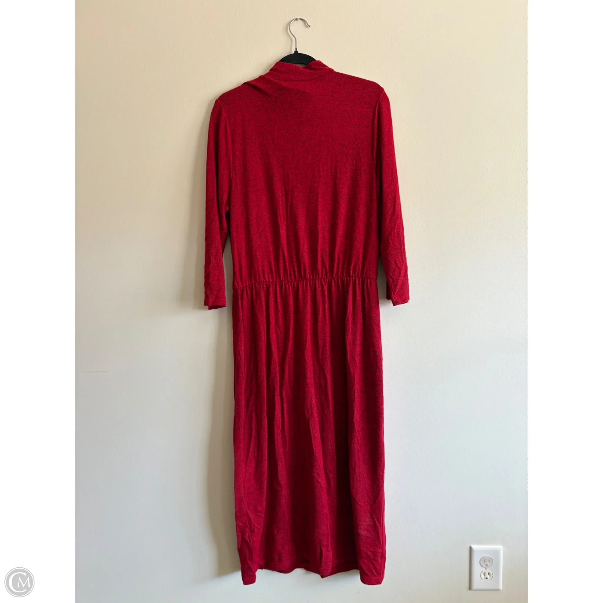 Dress Casual Midi By Lane Bryant In Red, Size: L - Image 2
