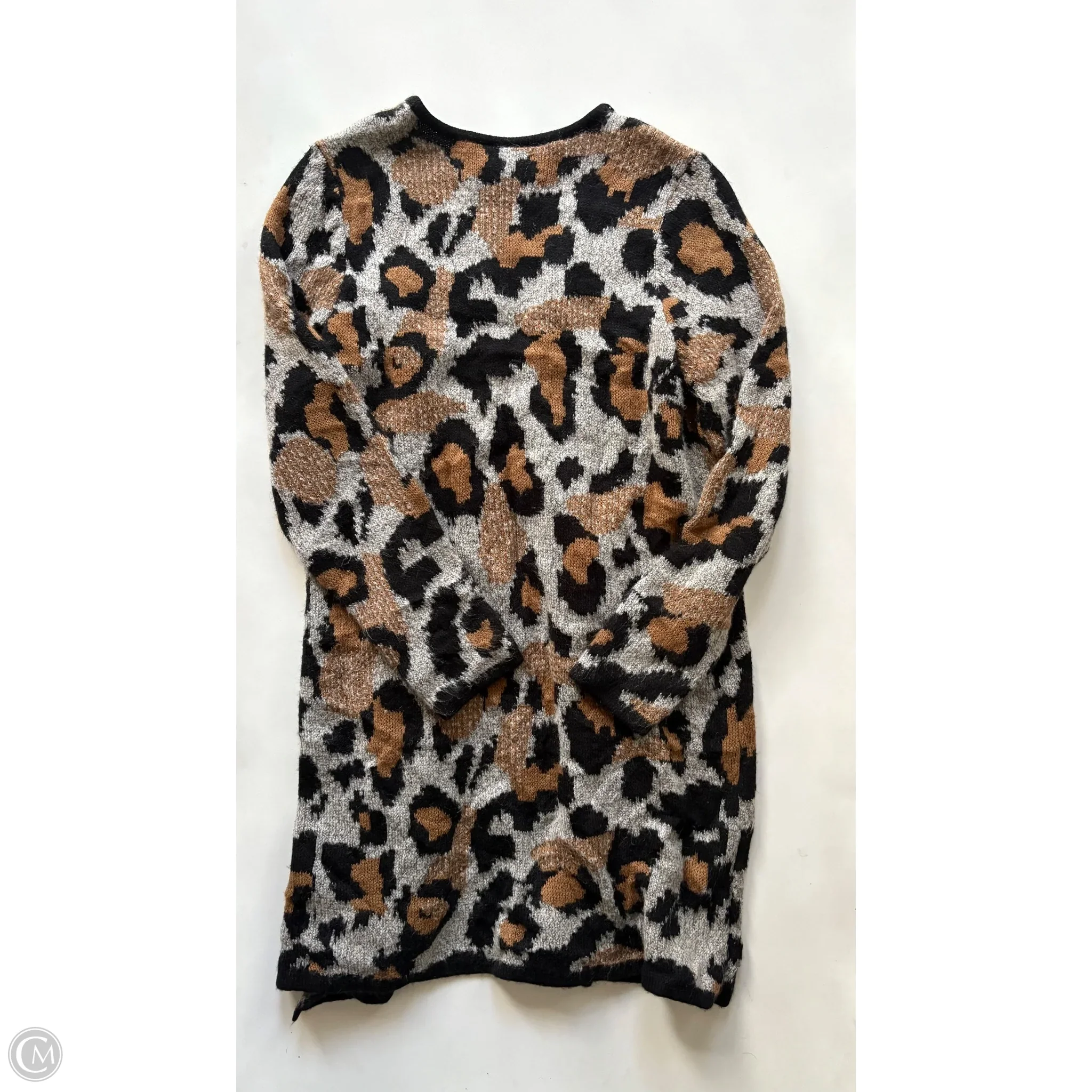 Sweater Cardigan By Apt 9 In Animal Print, Size: M - Image 2