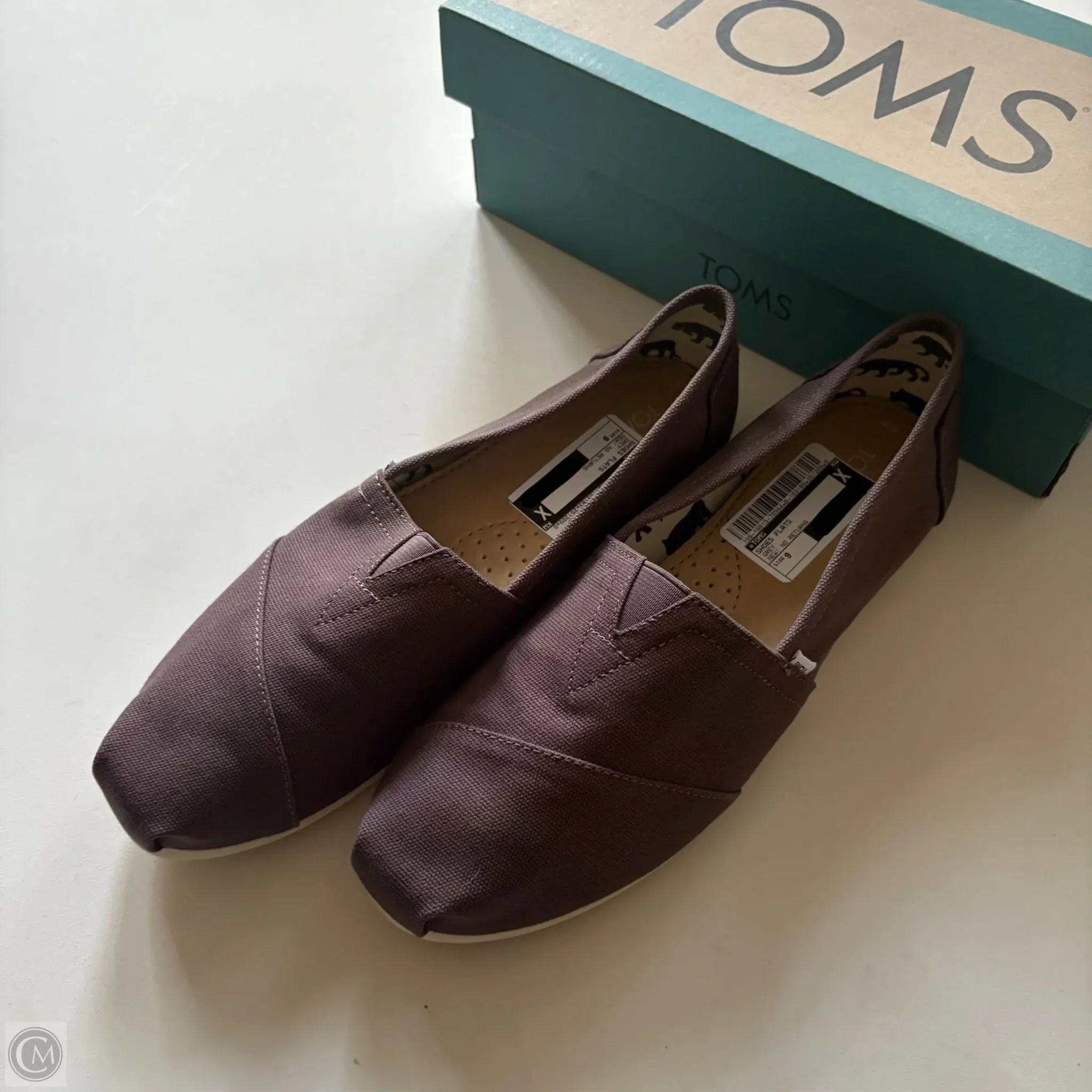 Shoes Flats By Toms In Grey, Size: 9 - Image 3