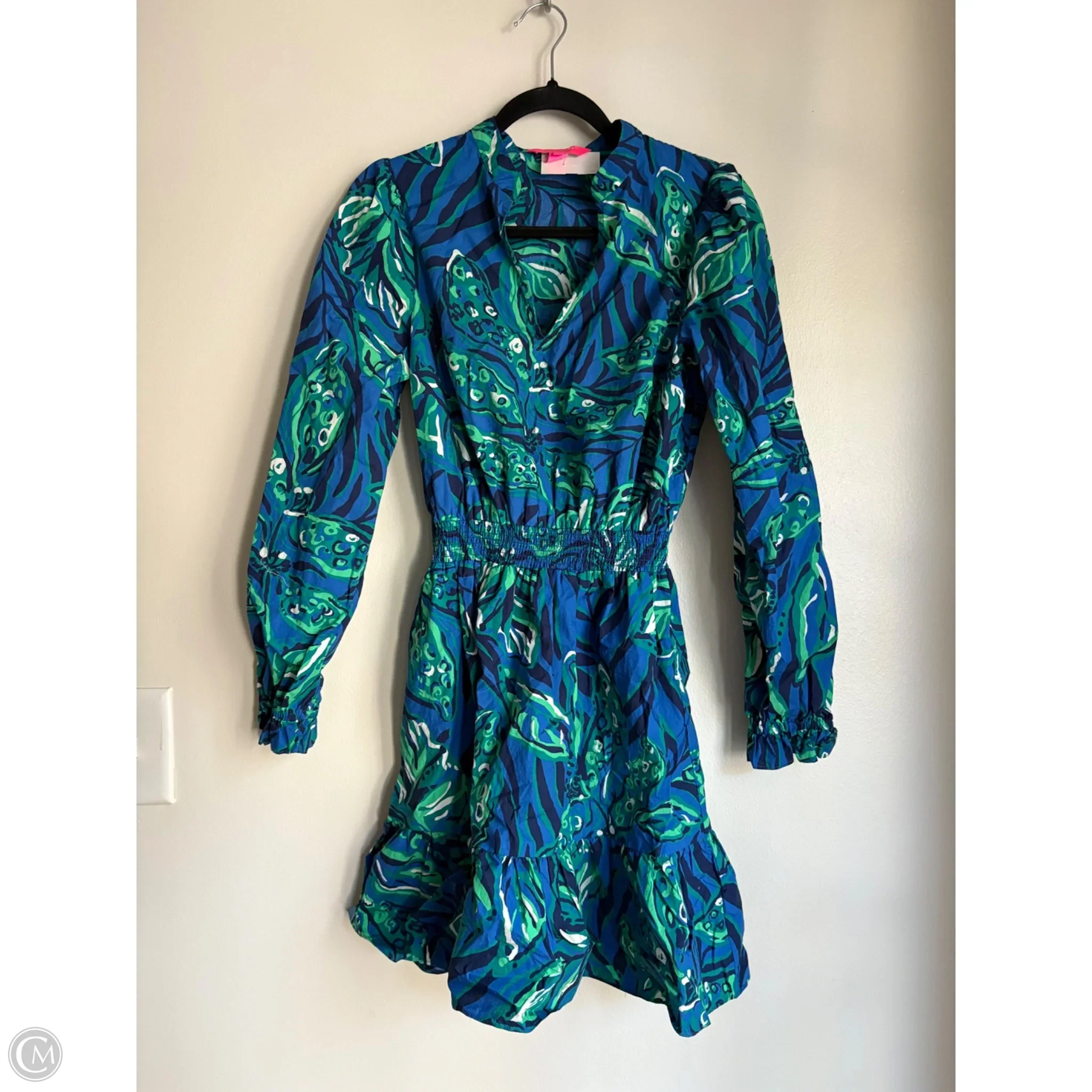 Dress Designer By Lilly Pulitzer In Blue, Size: 4 - Image 1
