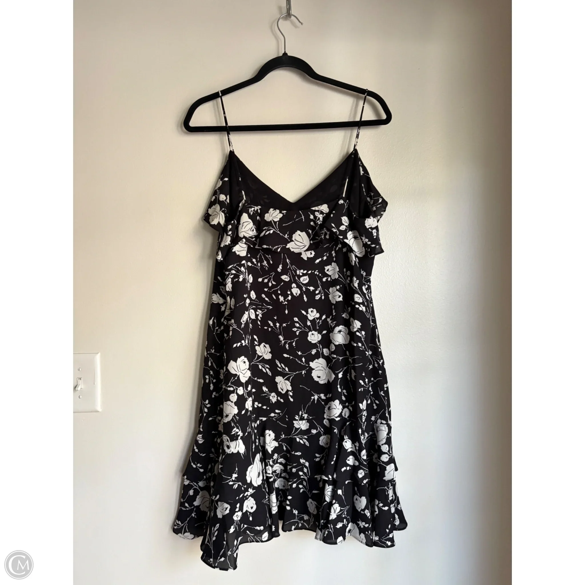 Dress Casual Midi By Lauren By Ralph Lauren In Black, Size: M - Image 2