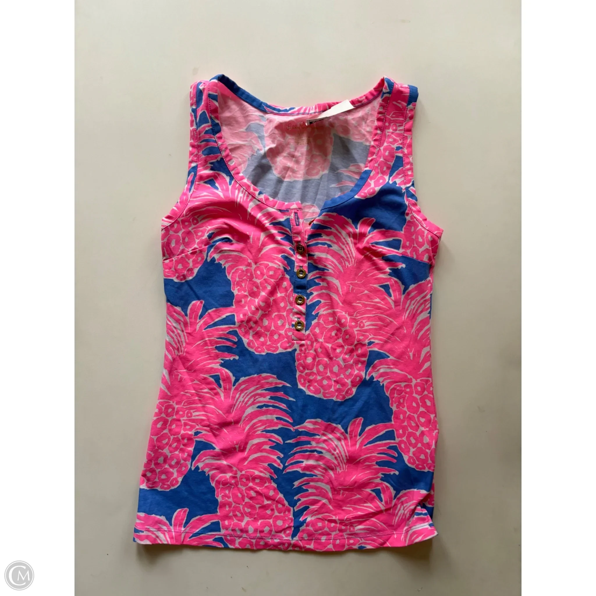 Tank Top Designer By Lilly Pulitzer In Pink, Size: Xxs - Image 1