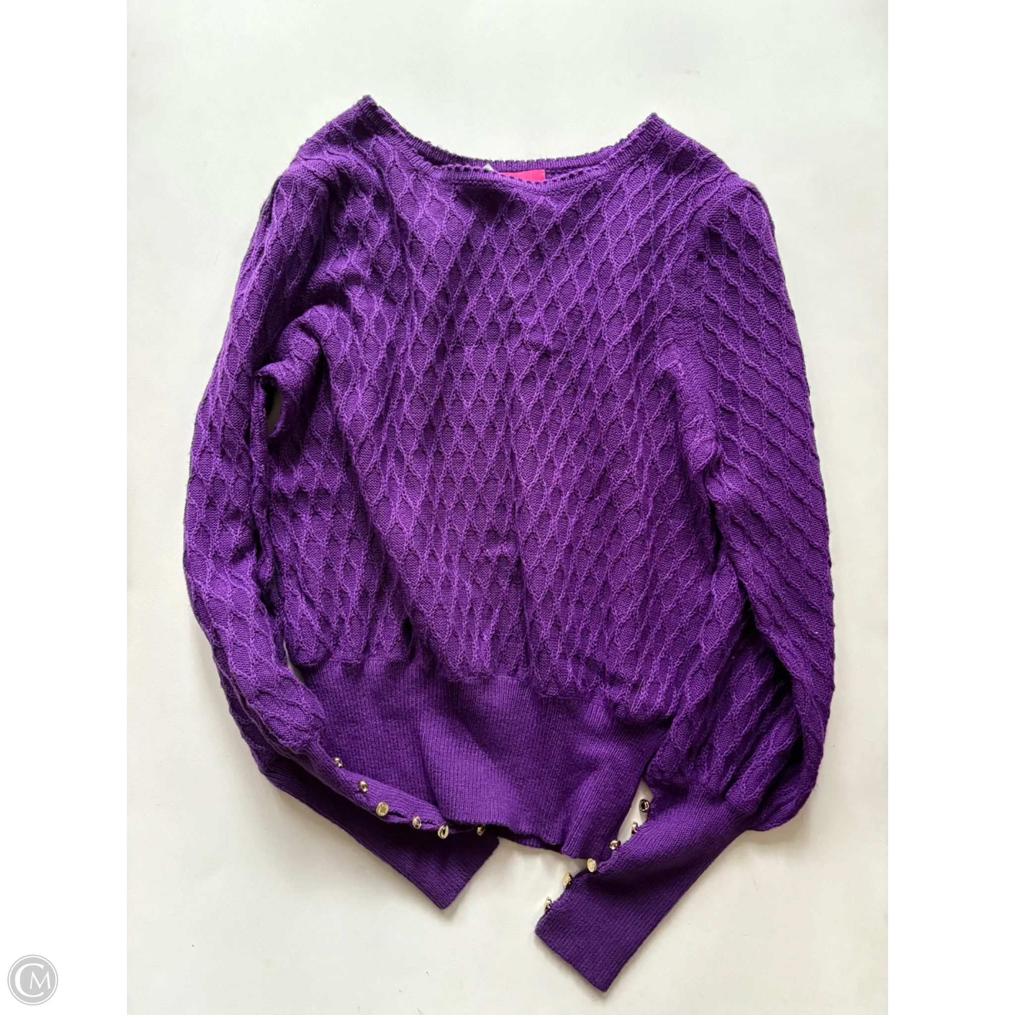 Sweater Designer By Lilly Pulitzer In Purple, Size: S - Image 1