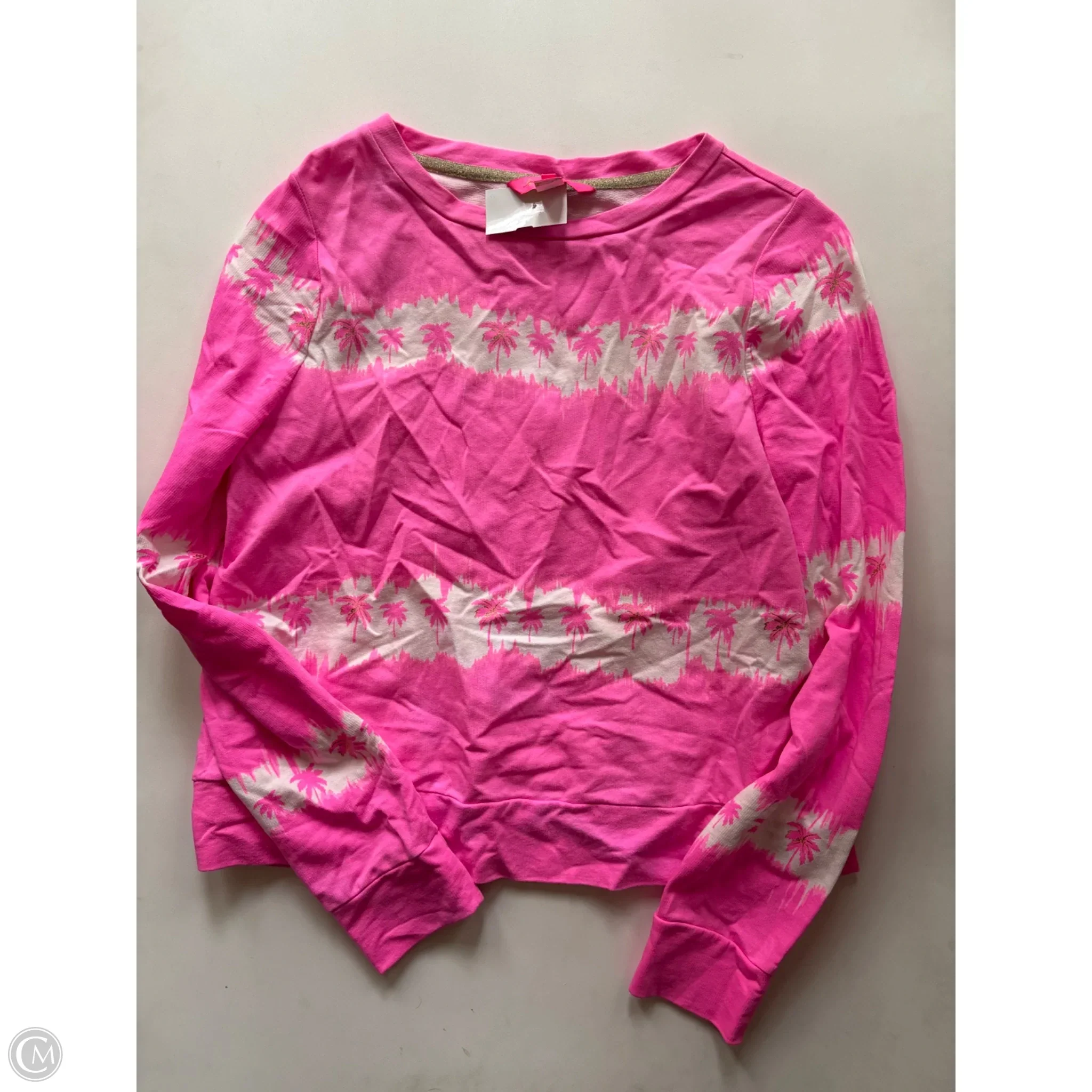 Top Long Sleeve Designer By Lilly Pulitzer In Pink, Size: S - Image 1