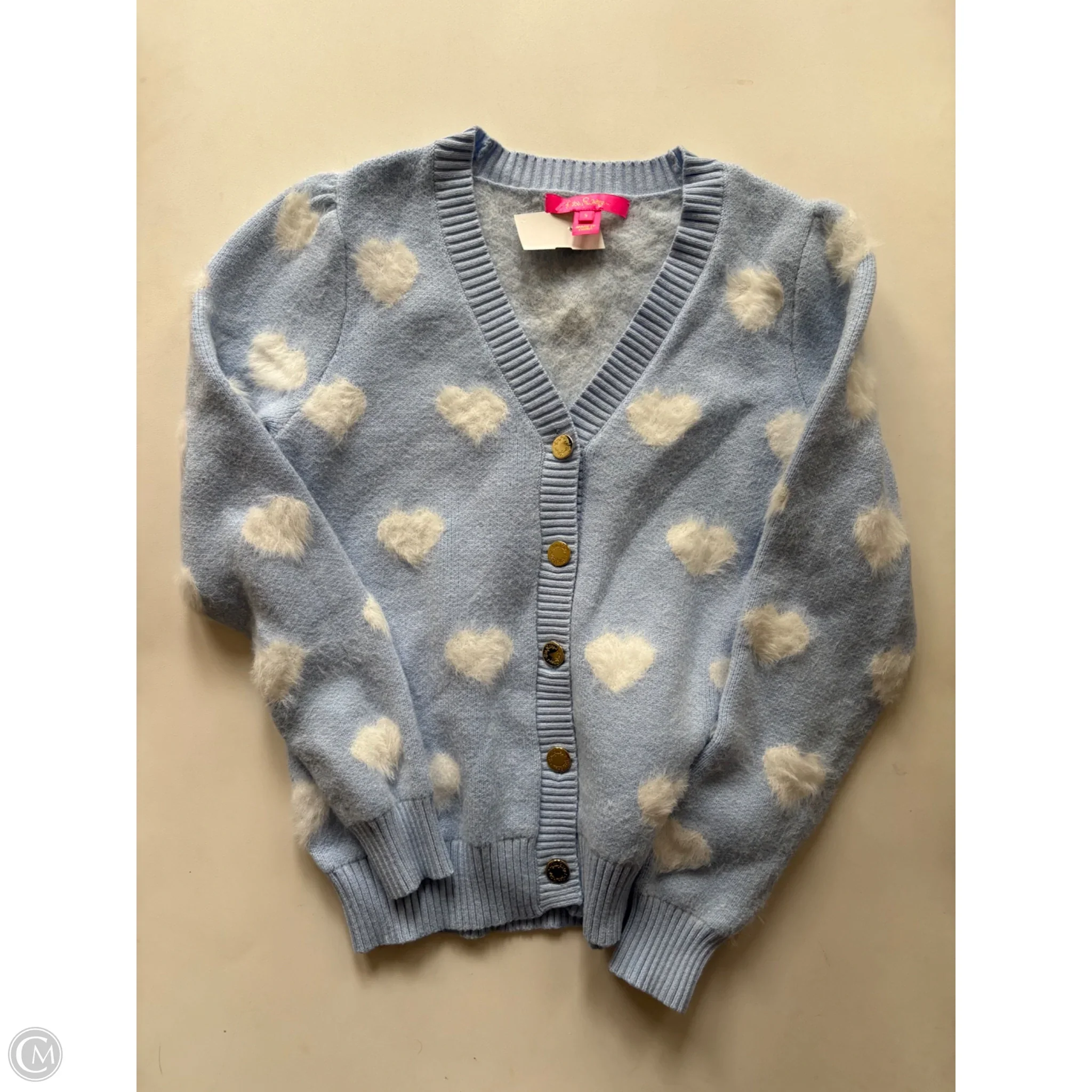 Sweater Designer By Lilly Pulitzer In Polkadot Pattern, Size: S - Image 1