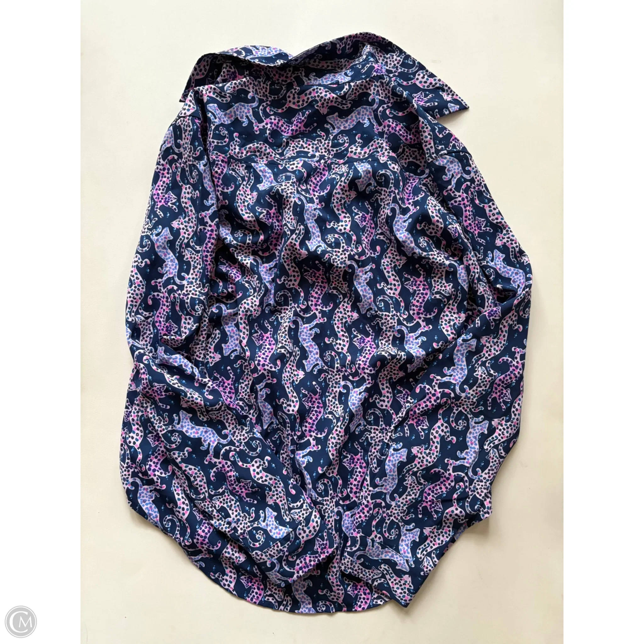 Blouse Designer By Lilly Pulitzer In Animal Print, Size: Xs - Image 2