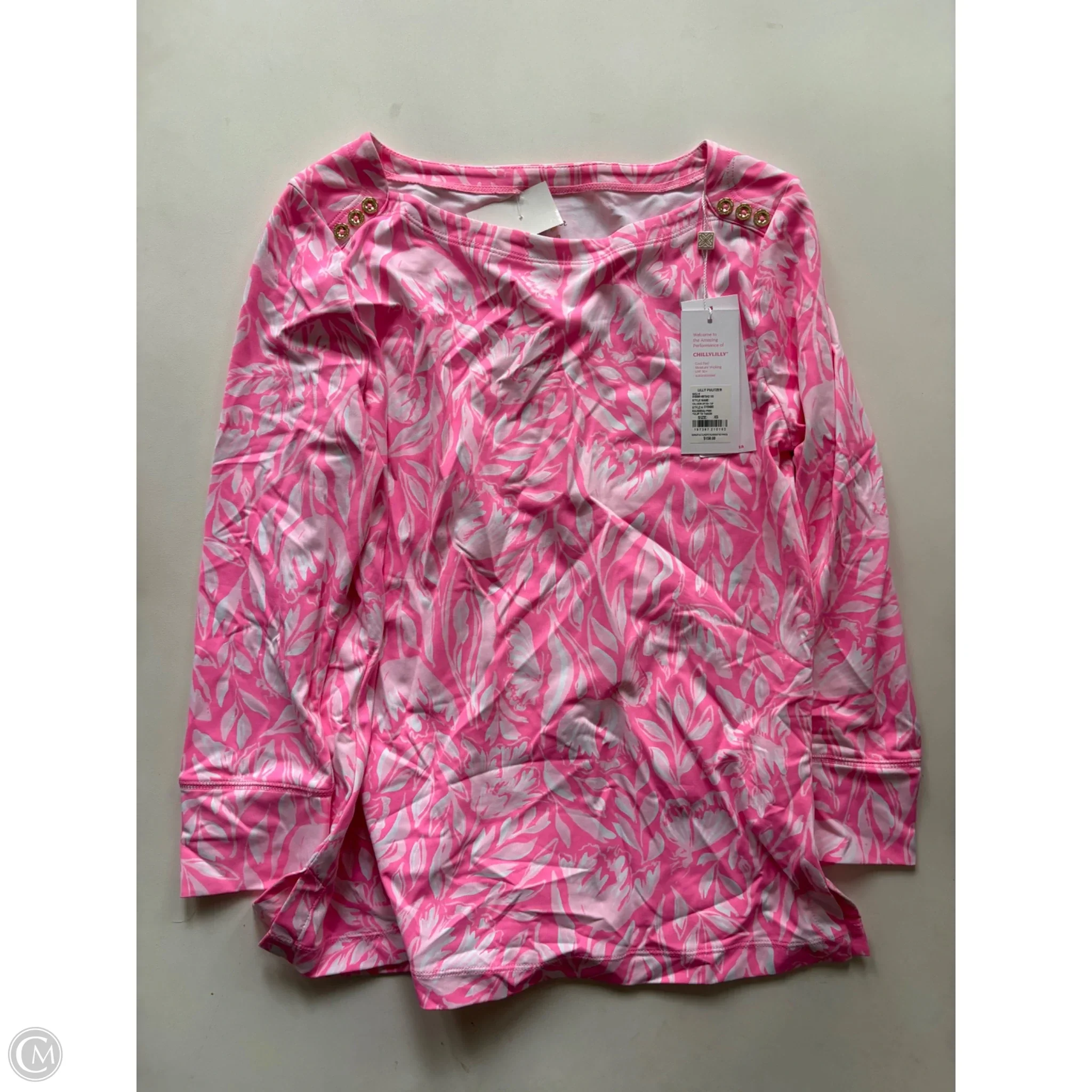Top Long Sleeve Designer By Lilly Pulitzer In Pink, Size: Xs - Image 1