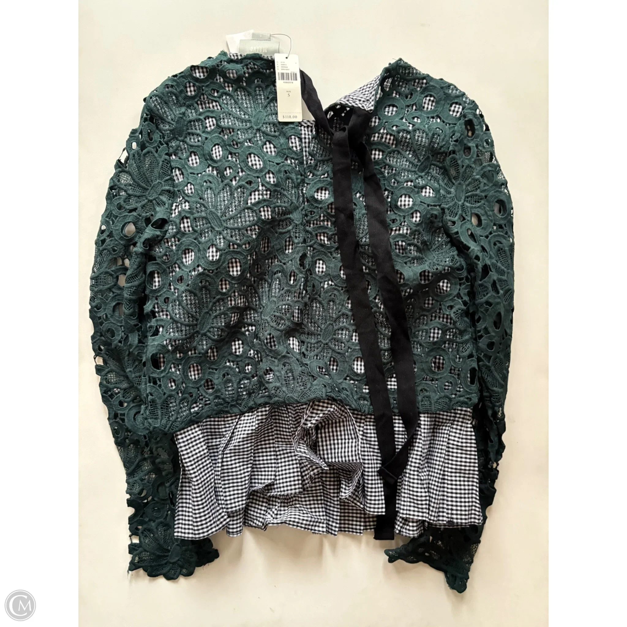 Top Long Sleeve By Maeve In Green, Size: S - Image 2