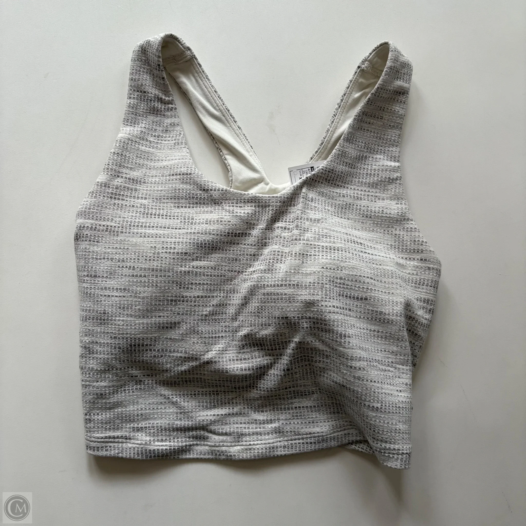 Athletic Bra By Calia In Cream, Size: Xs