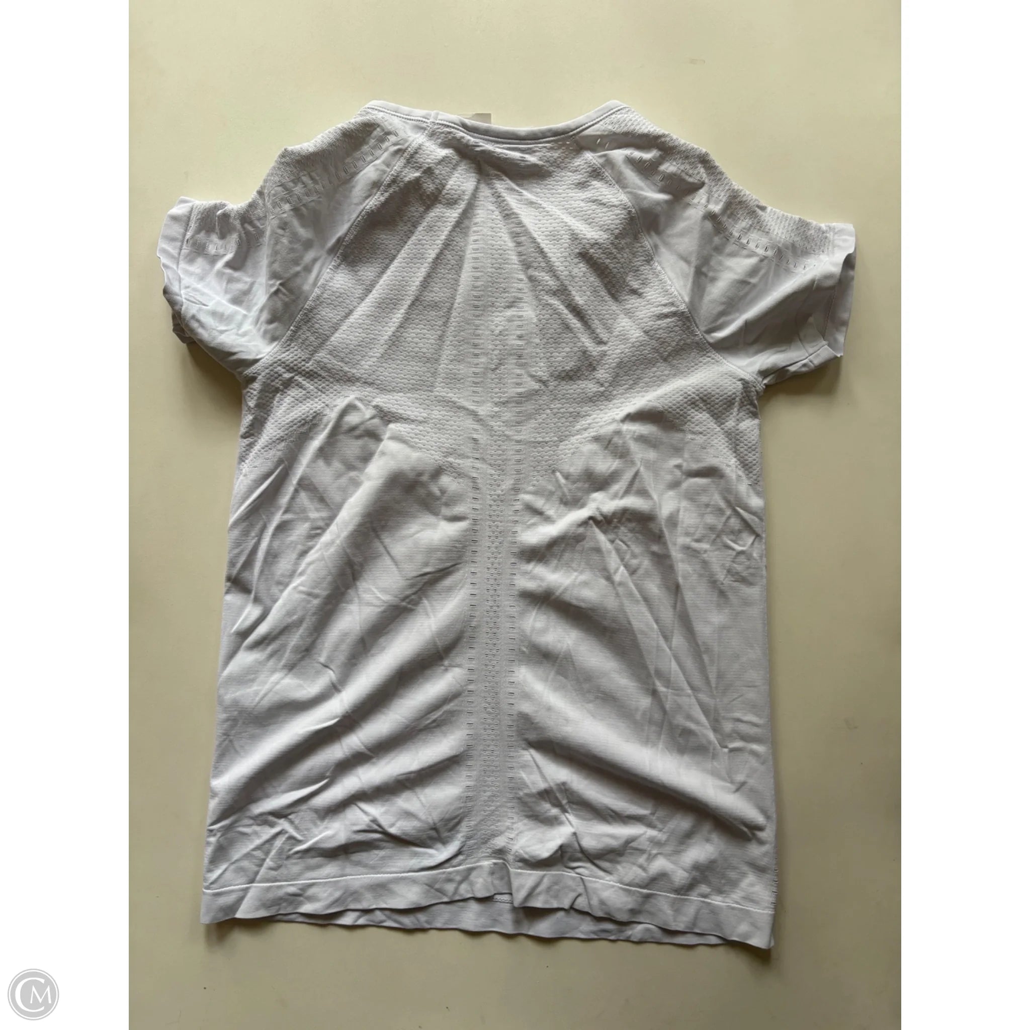 Athletic Top Short Sleeve By Athleta In White, Size: S - Image 2