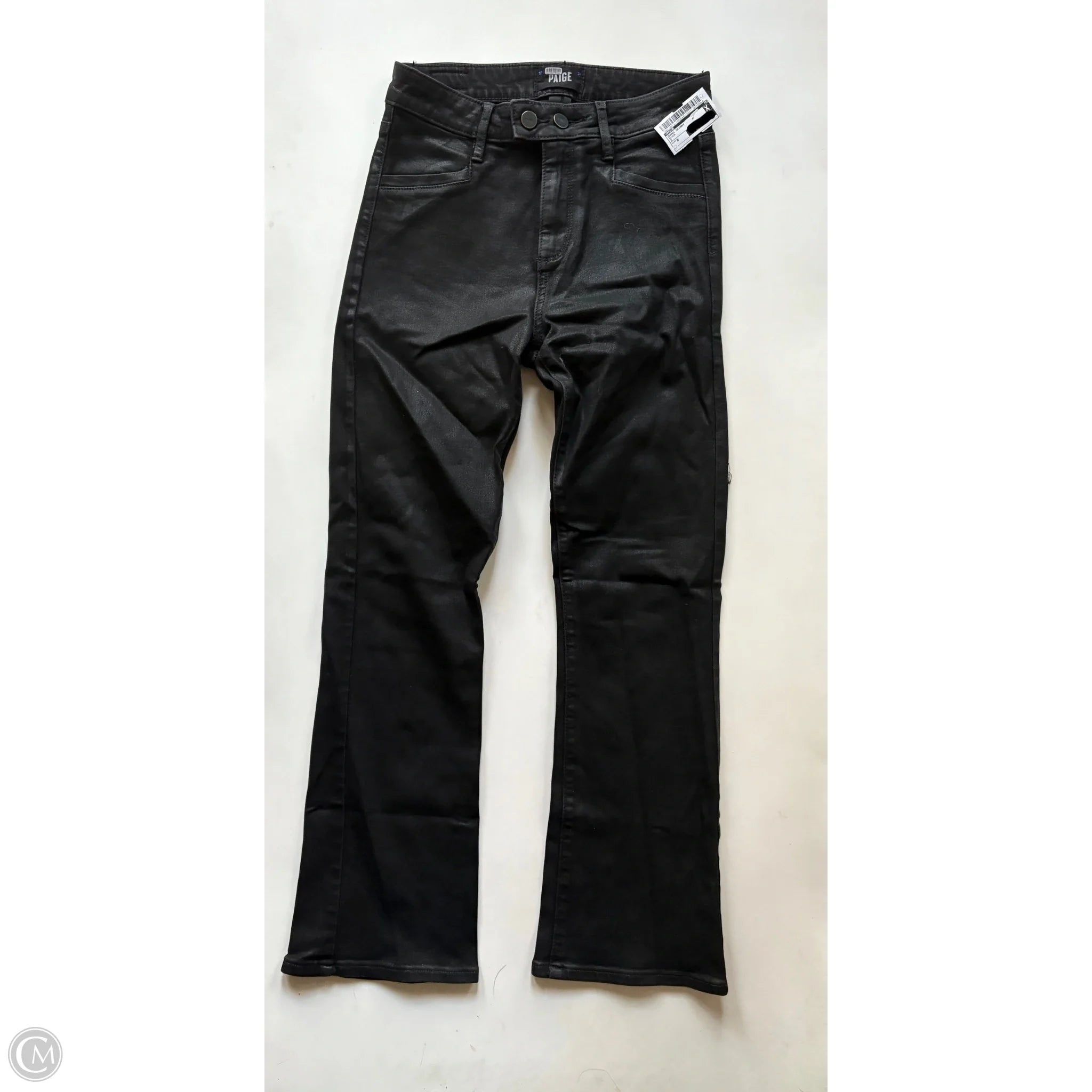 Jeans Skinny By Paige In Black, Size: 0 - Image 1