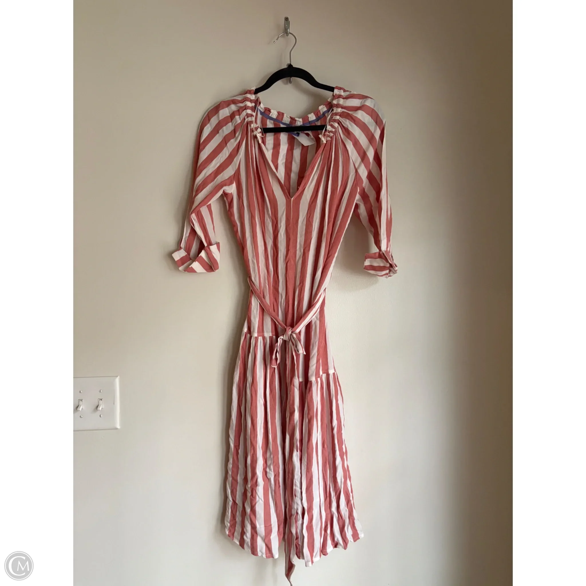 Dress Casual Midi By Violet And Claire In Striped Pattern, Size: S - Image 1