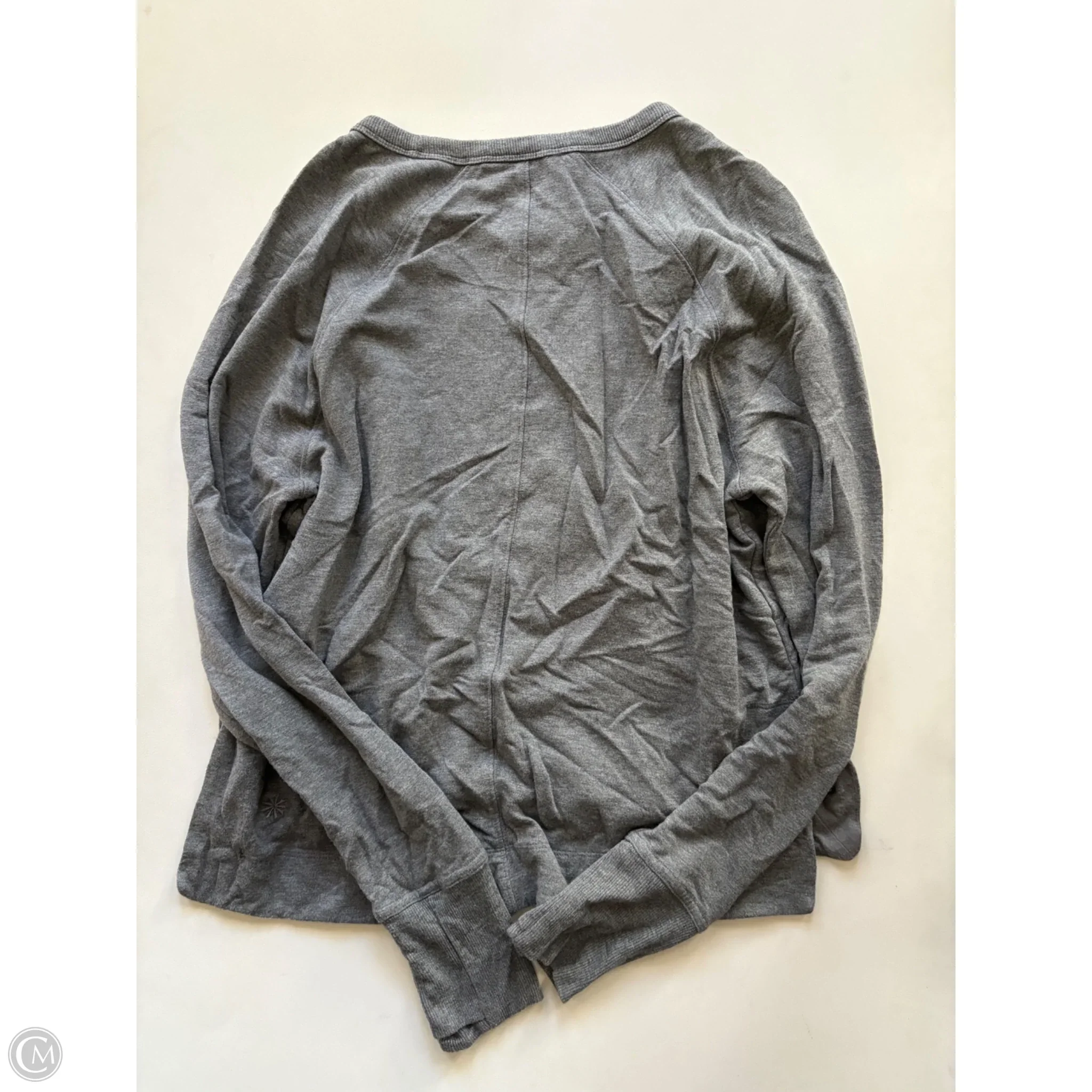 Sweatshirt Crewneck By Athleta In Grey, Size: S - Image 2