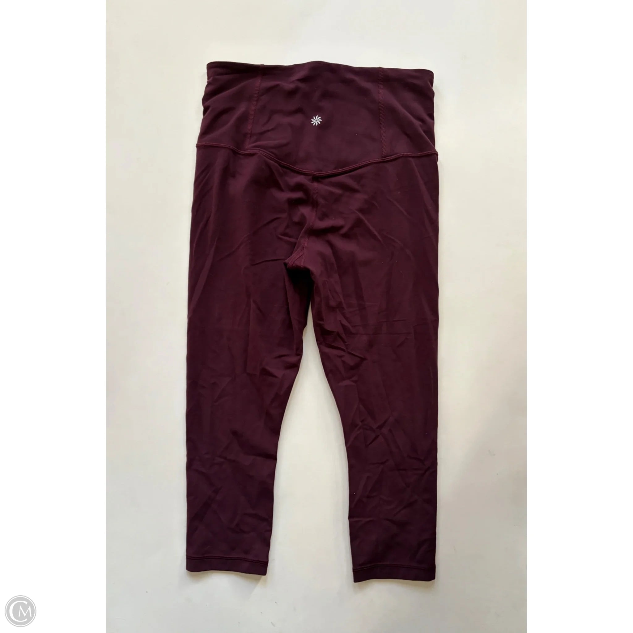 Athletic Leggings By Athleta In Maroon, Size: S - Image 2