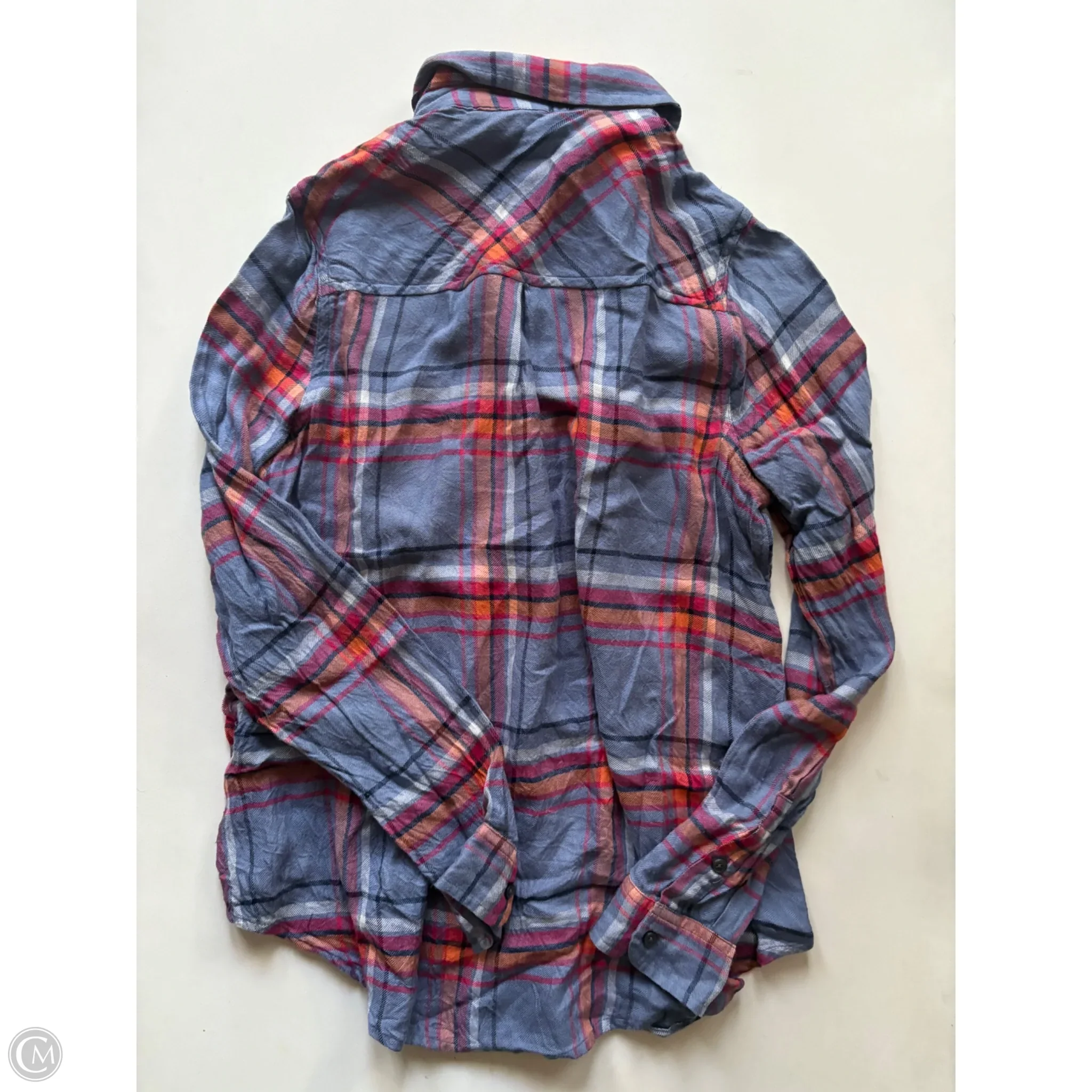 Top Long Sleeve By Lucky Brand In Plaid Pattern, Size: S - Image 2