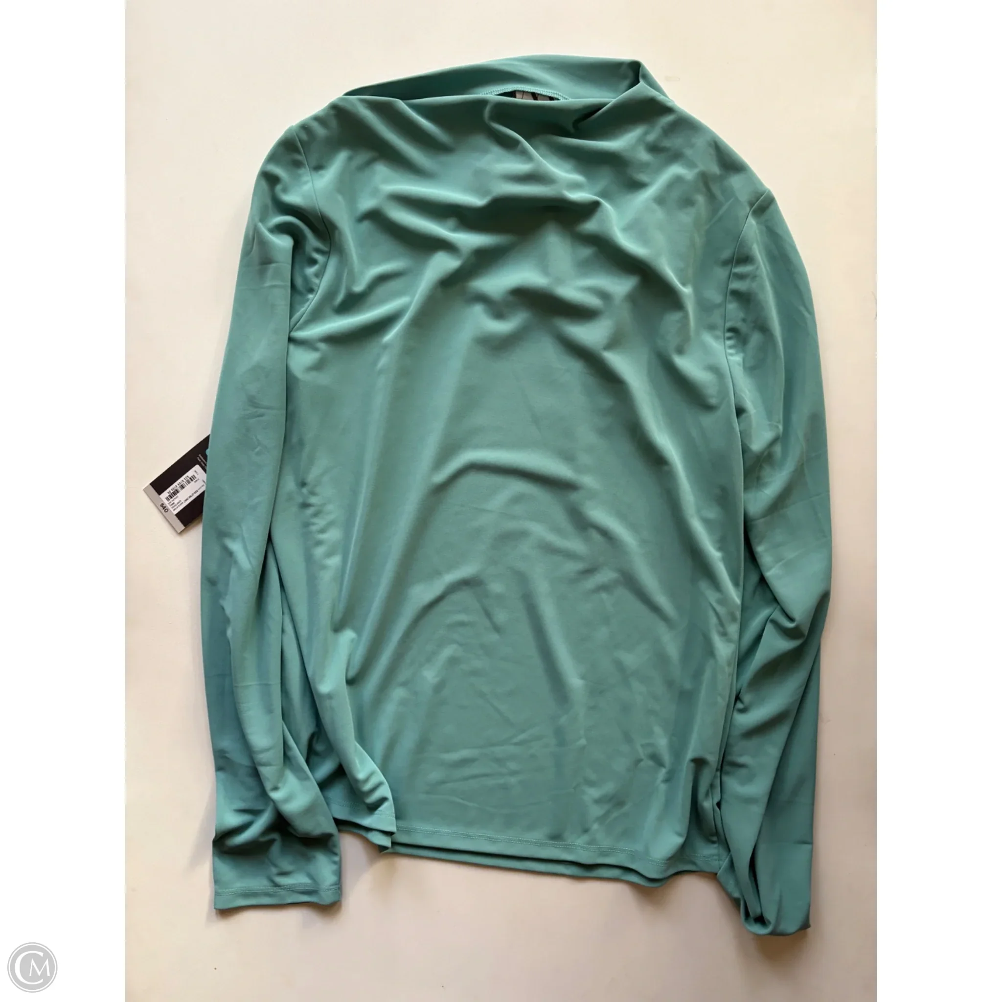 Blouse Long Sleeve By Worthington In Green, Size: S - Image 2