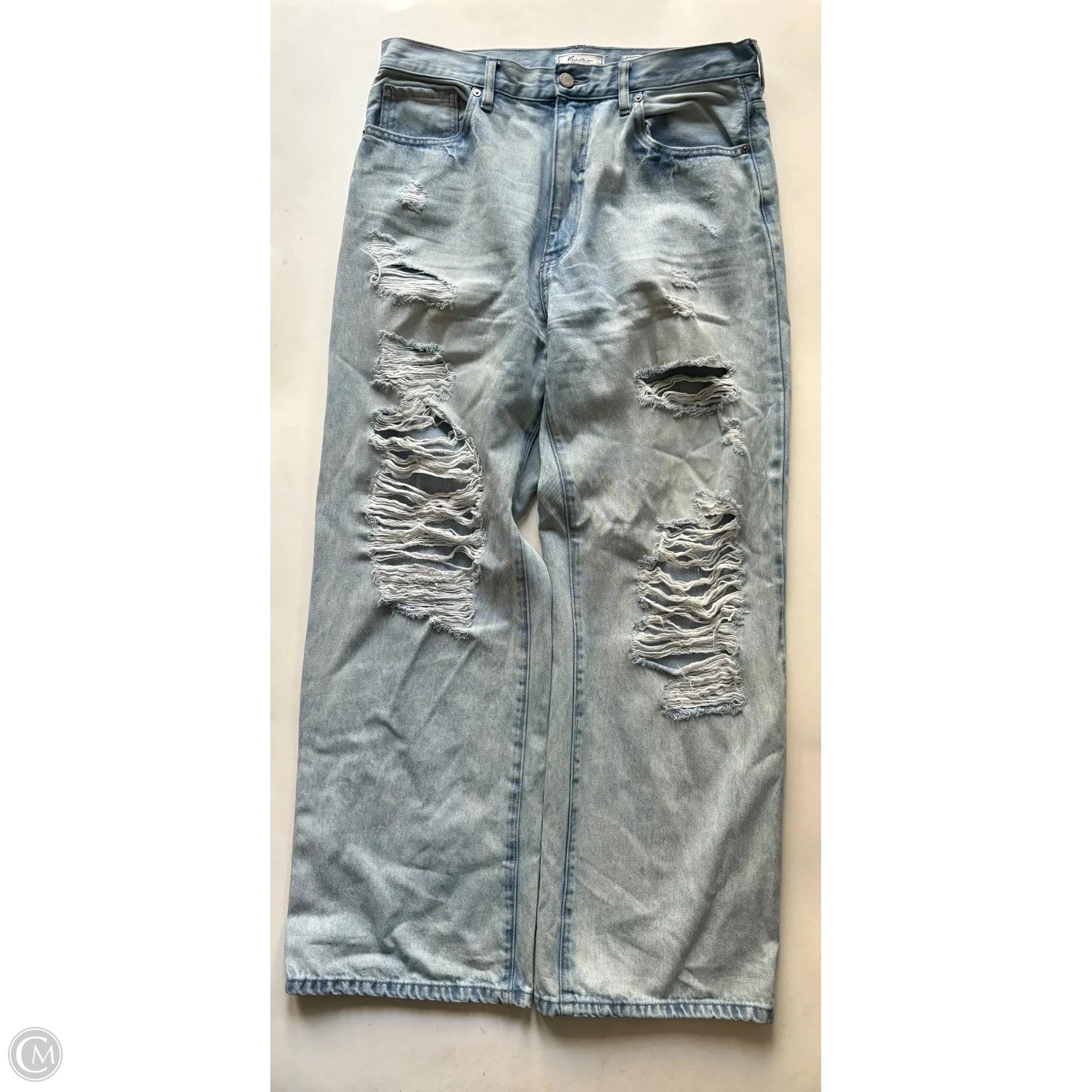 Jeans Wide Leg By Kancan In Blue, Size: 10 - Image 1