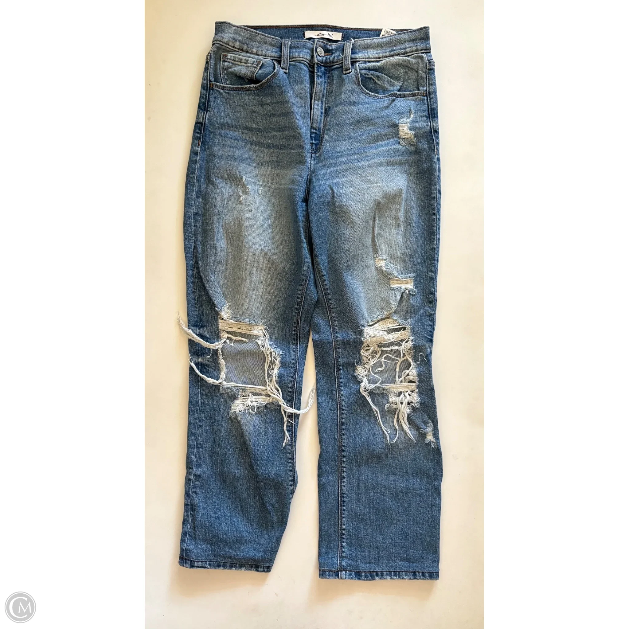 Jeans Straight By Willow & Root In Blue, Size: 6 - Image 1