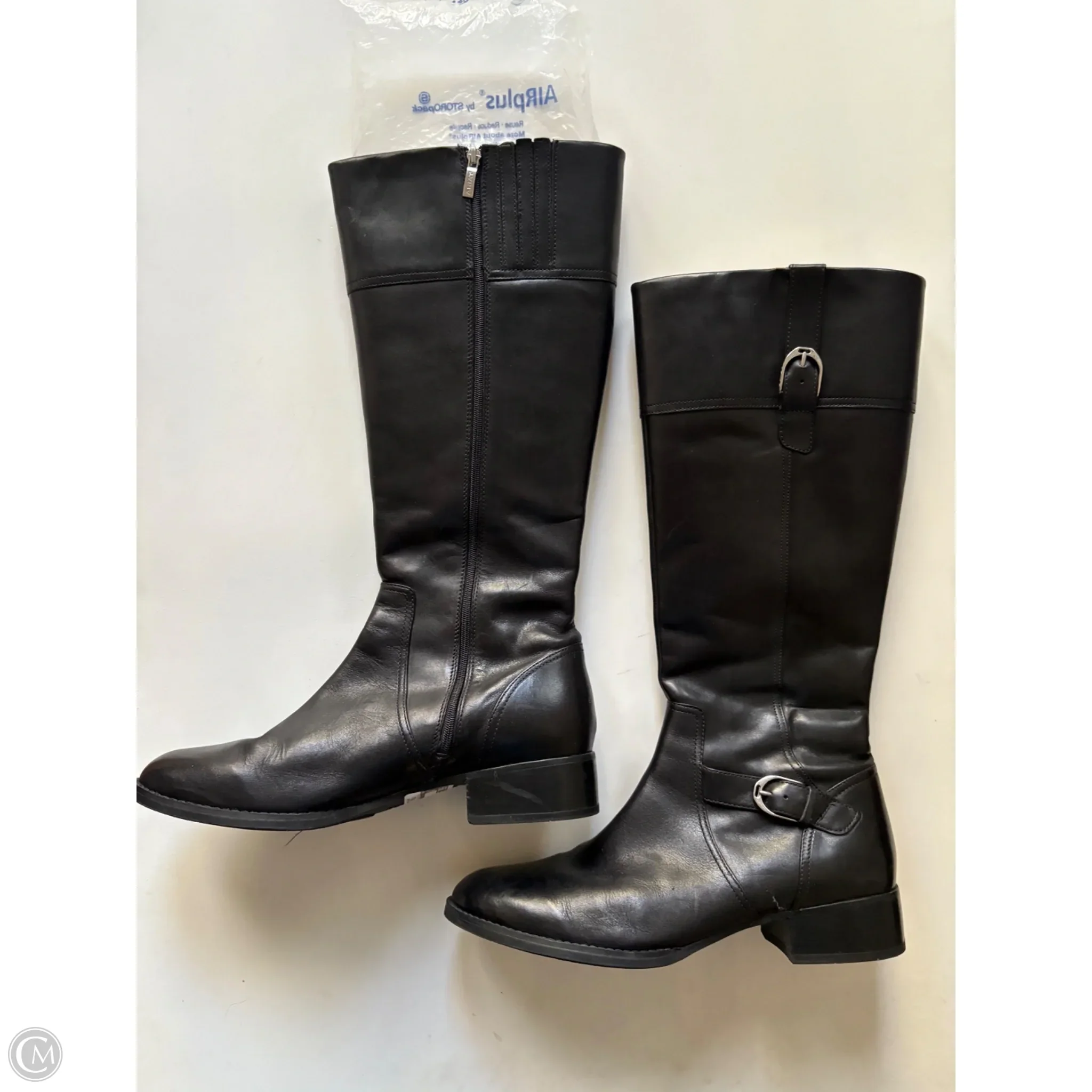 Boots Knee Heels By Ariat In Black, Size: 11