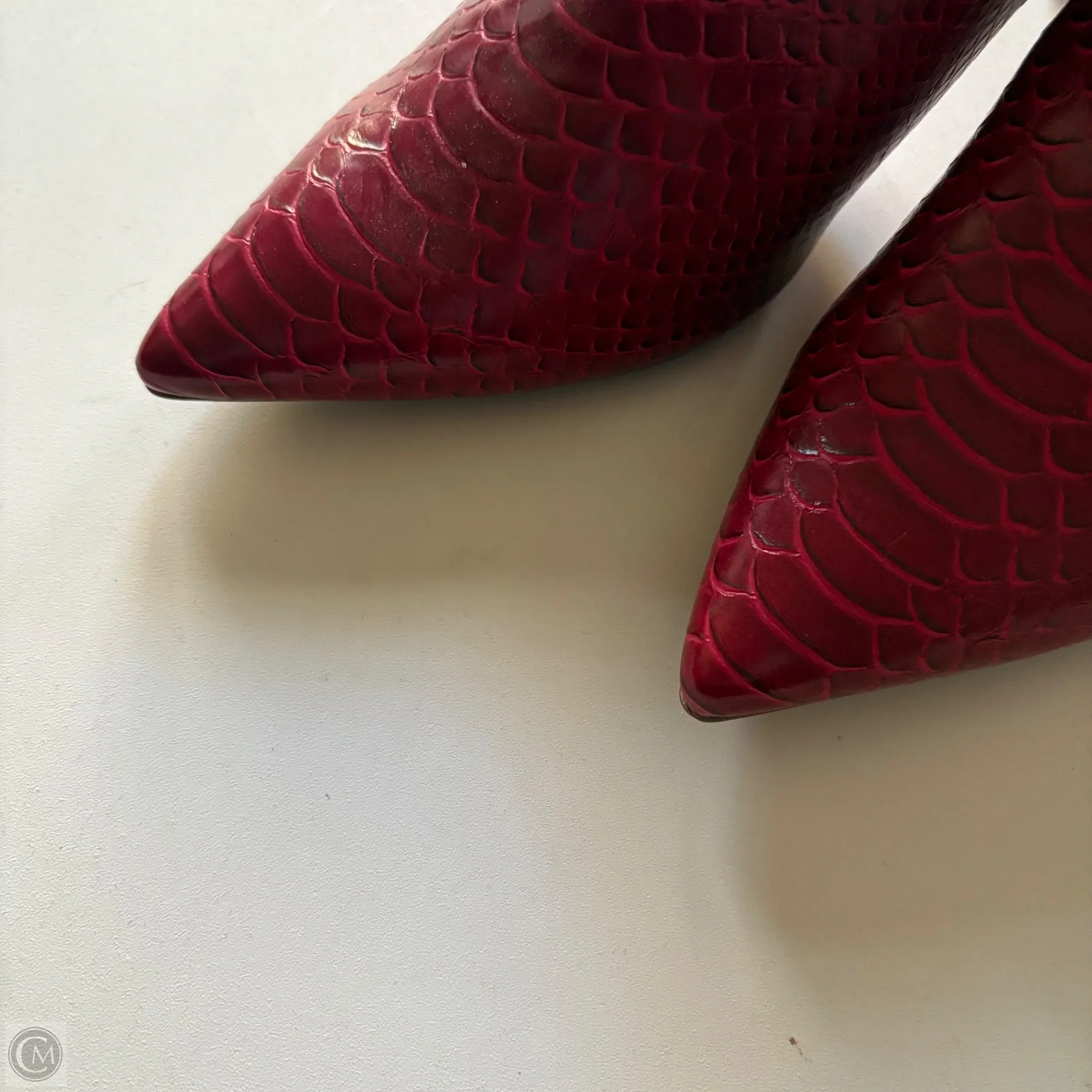 Boots Ankle Heels By Aldo In Red, Size: 10 - Image 3