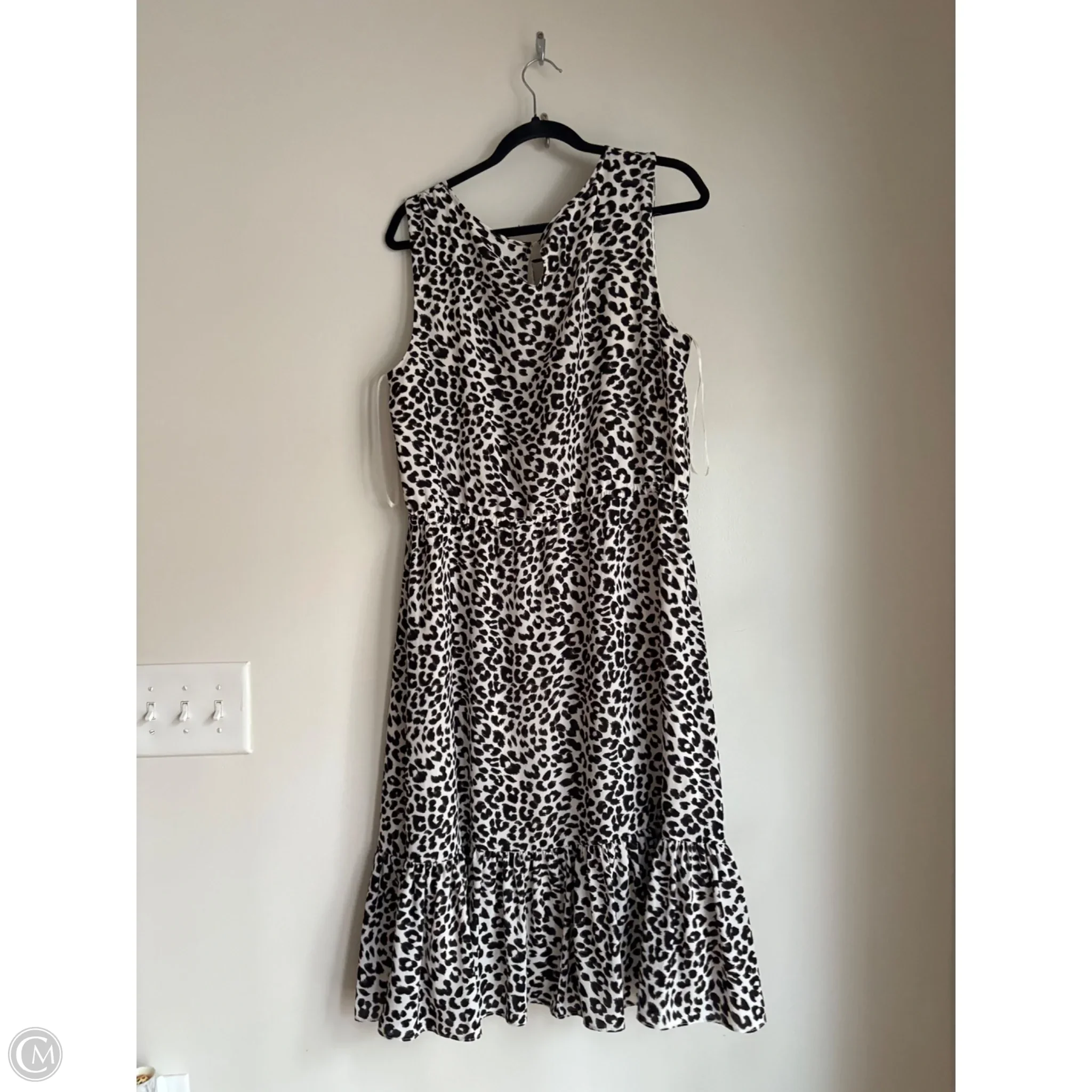 Dress Casual Midi By Talbots In Animal Print, Size: Xl - Image 2