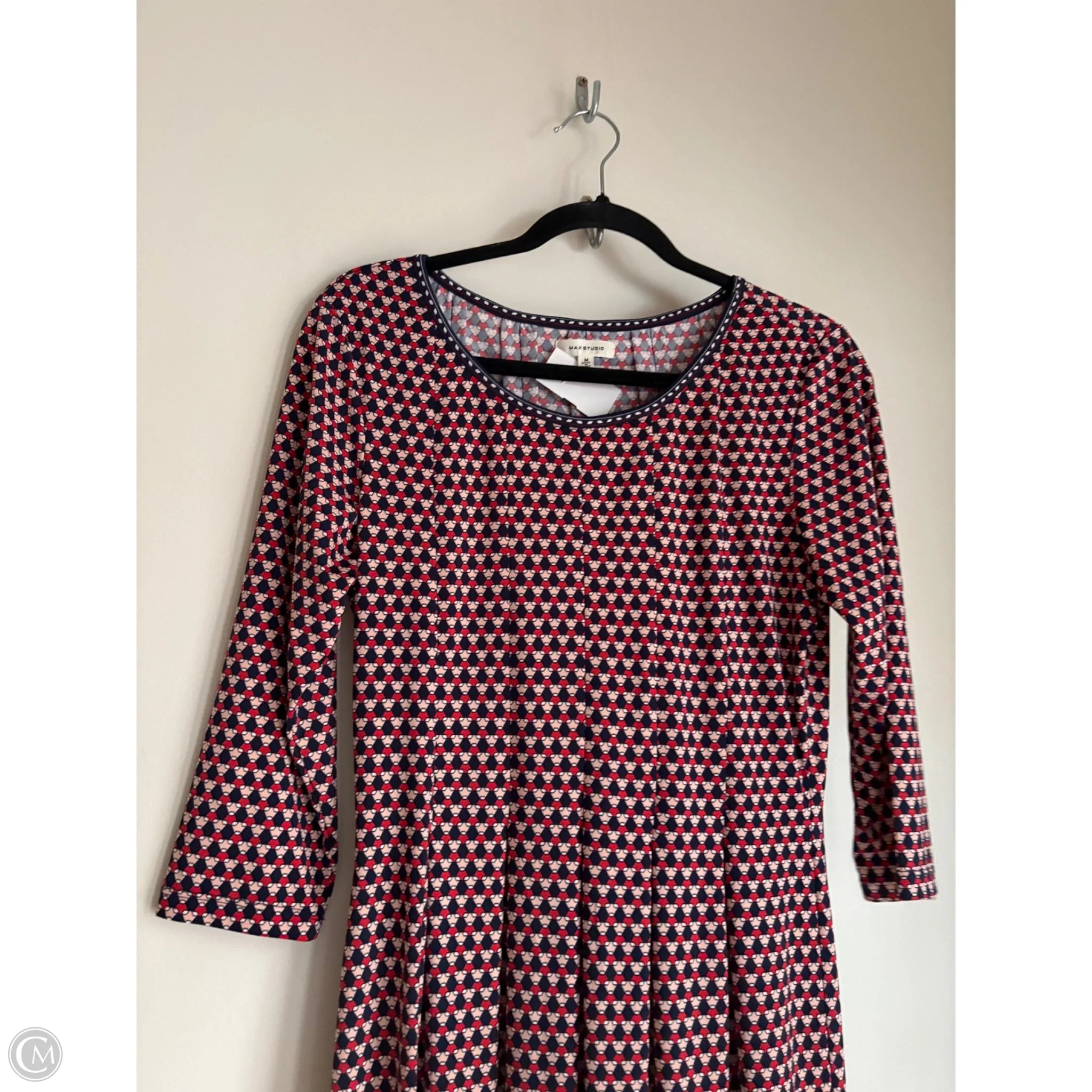 Dress Casual Midi By Max Studio In Multi-colored, Size: M - Image 3