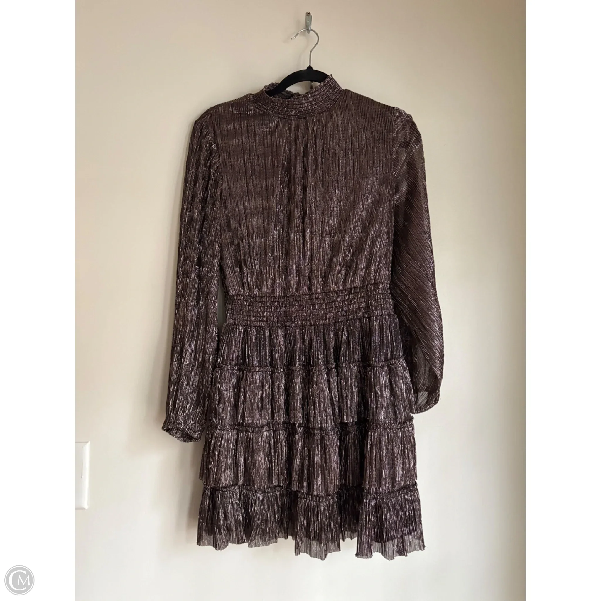 Dress Casual Midi By 1.state In Brown, Size: M - Image 1