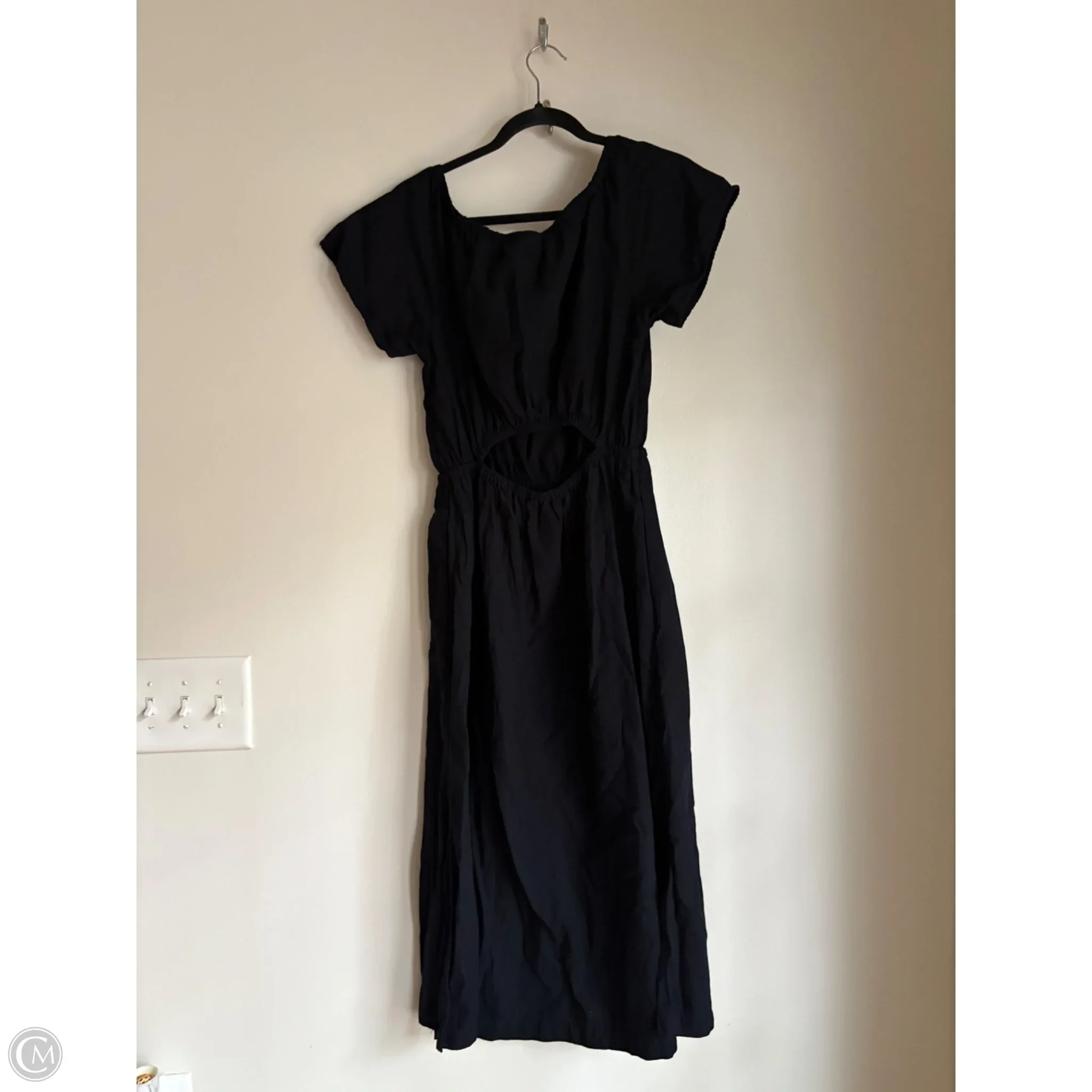 Dress Casual Midi By Universal Thread In Black, Size: M - Image 2