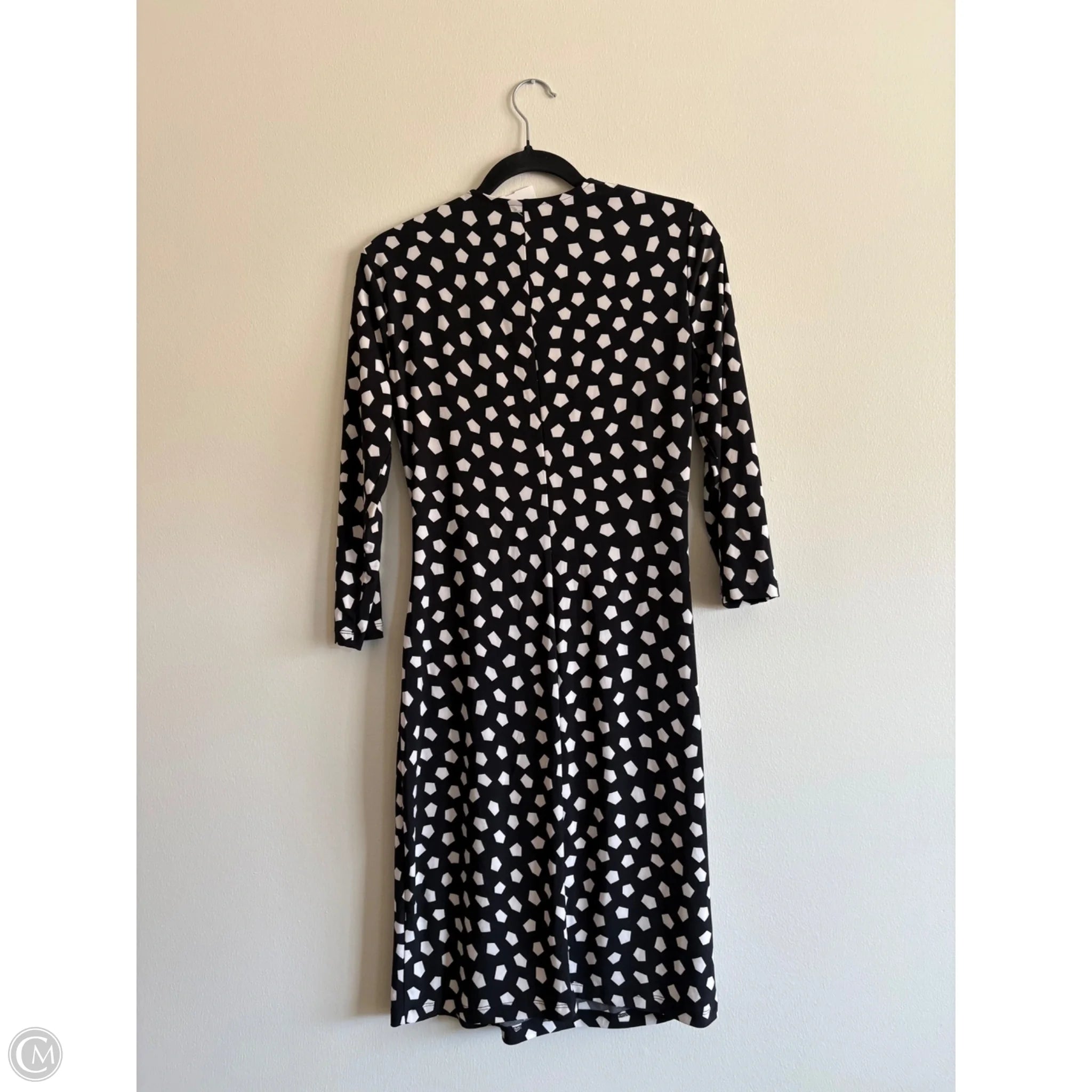 Dress Work By Anne Klein In Black & White, Size: M - Image 2