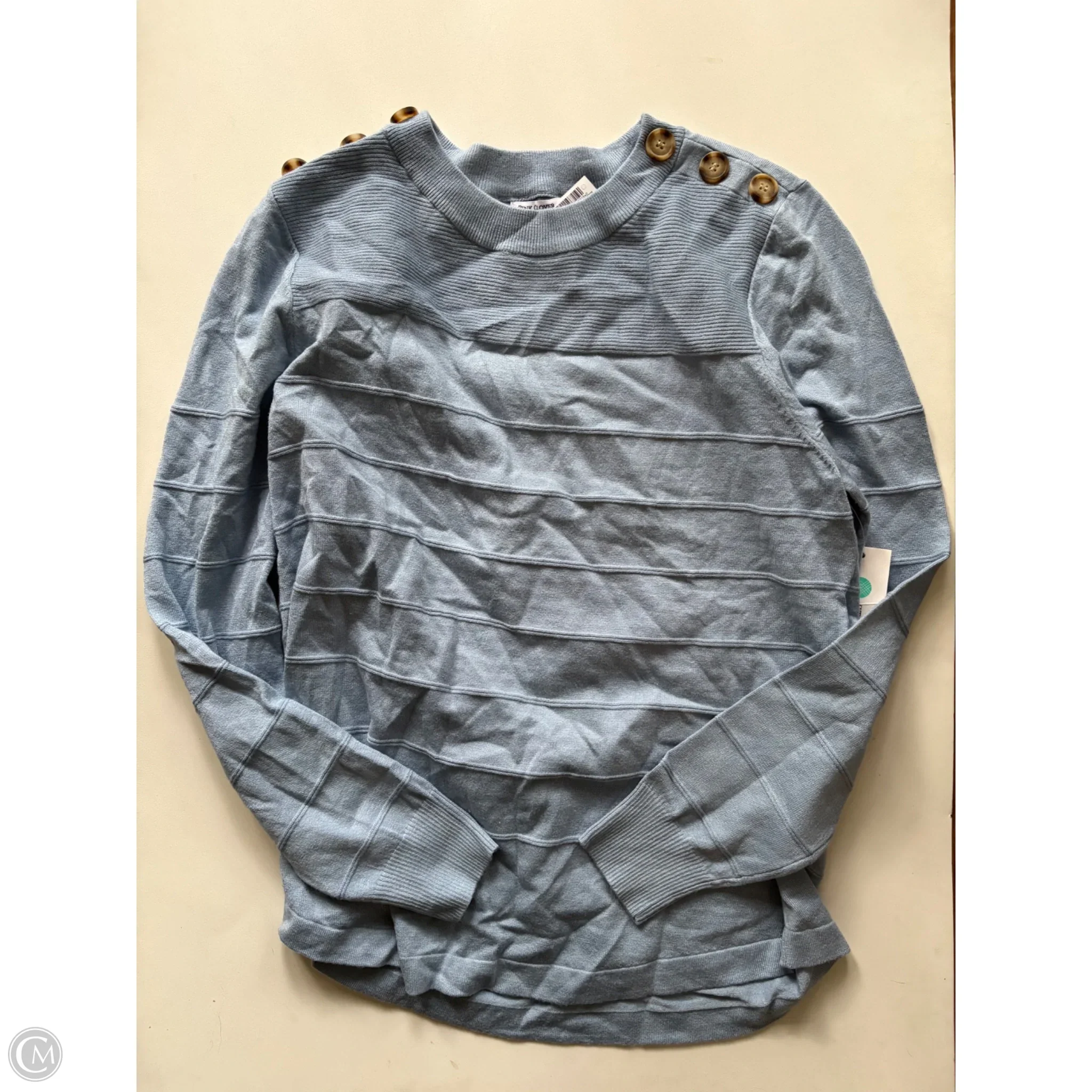 Sweater By Clover In Blue, Size: Xl - Image 1