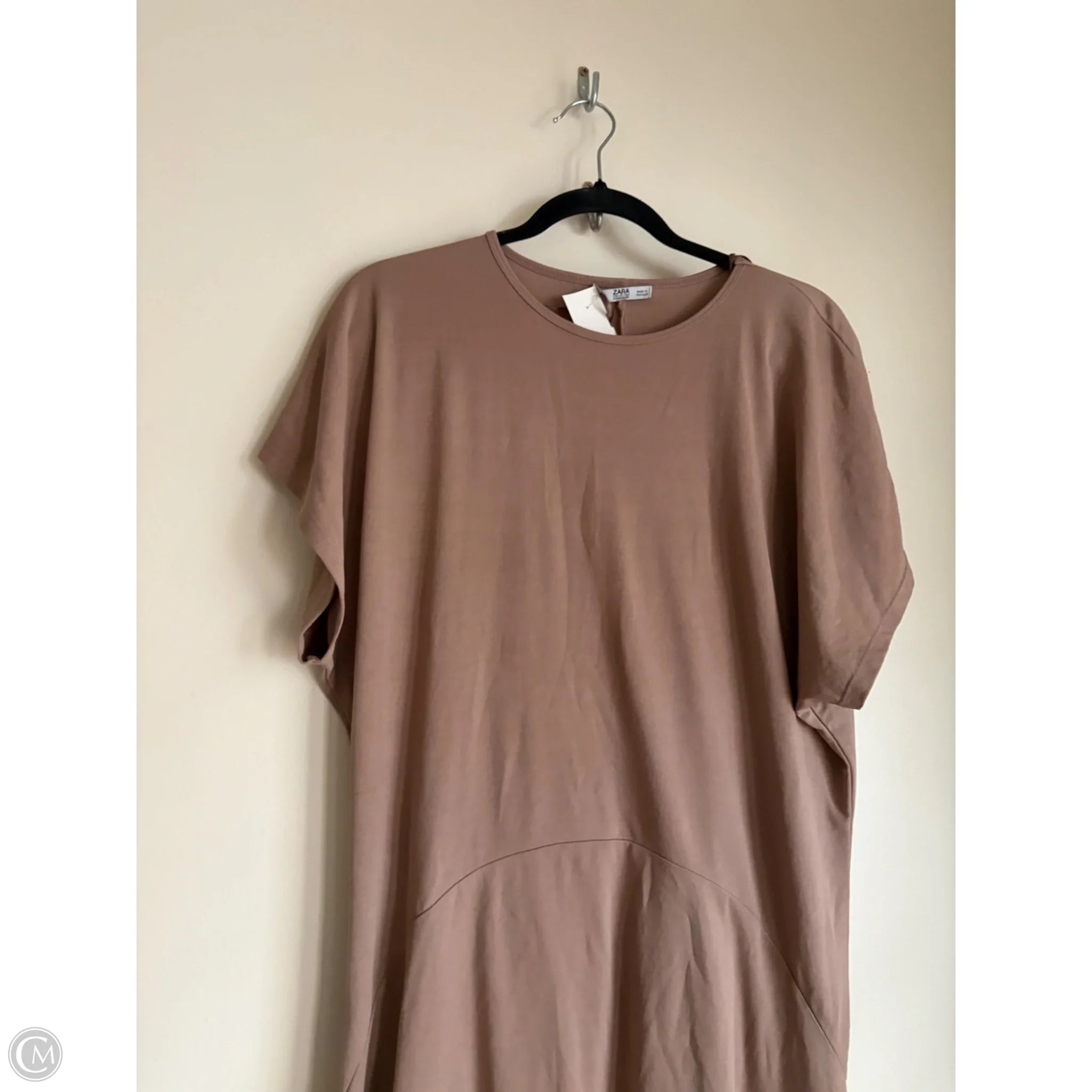 Dress Casual Maxi By Zara In Taupe, Size: S - Image 3