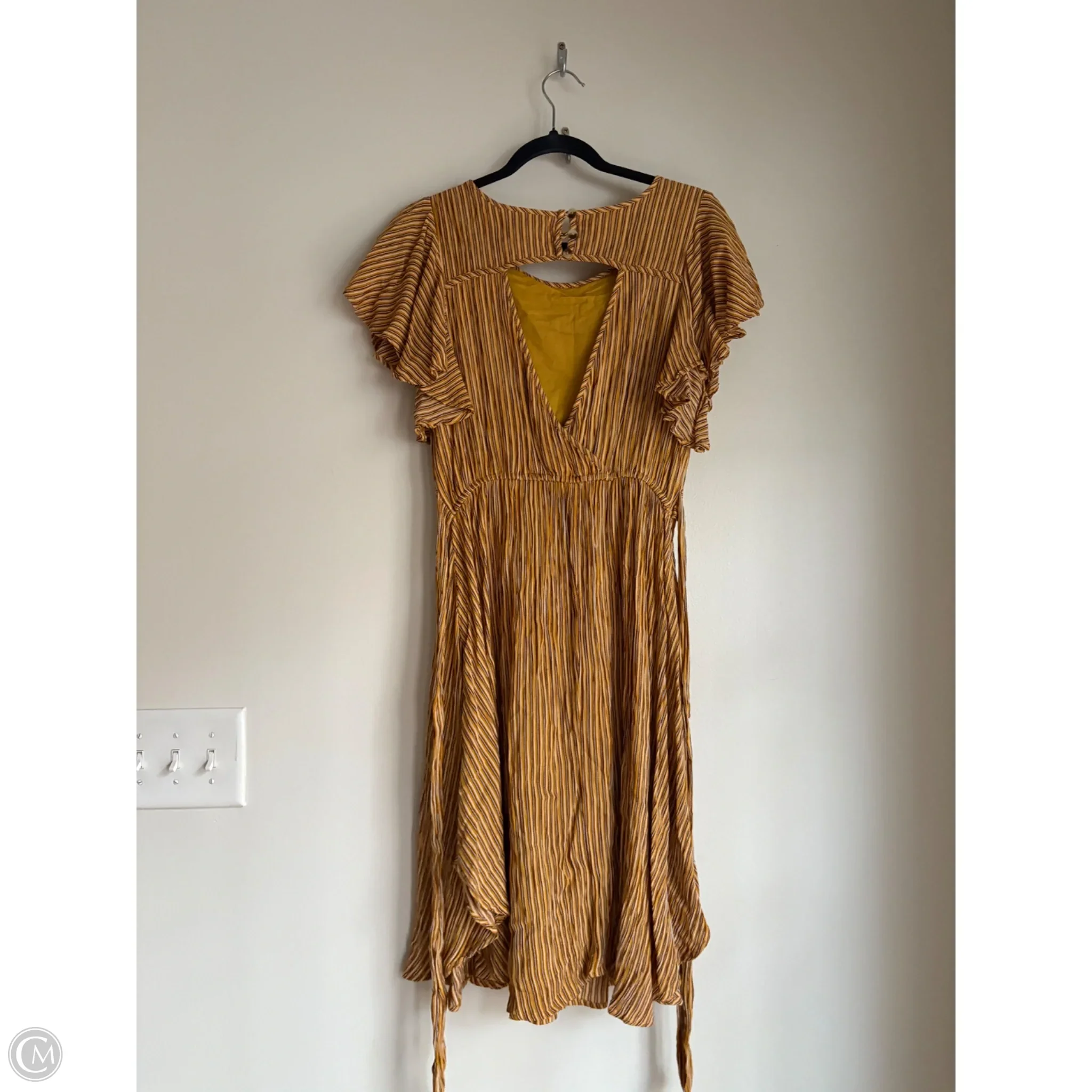 Dress Casual Midi By Band Of Gypsies In Striped Pattern, Size: S - Image 2