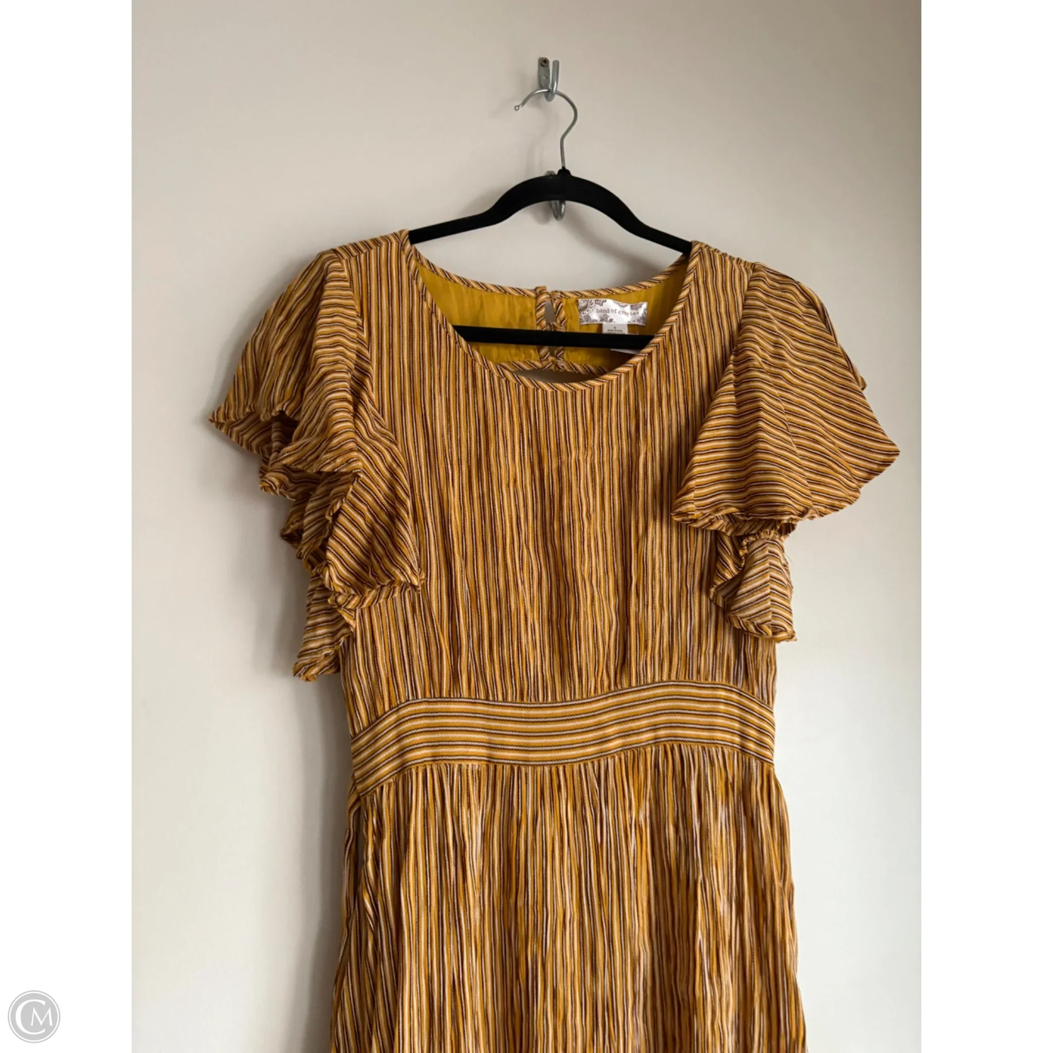 Dress Casual Midi By Band Of Gypsies In Striped Pattern, Size: S - Image 3