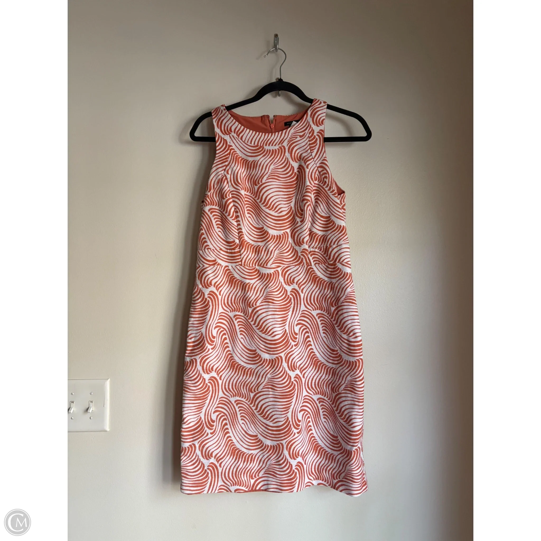 Dress Casual Maxi By Ann Taylor In Orange, Size: S - Image 1