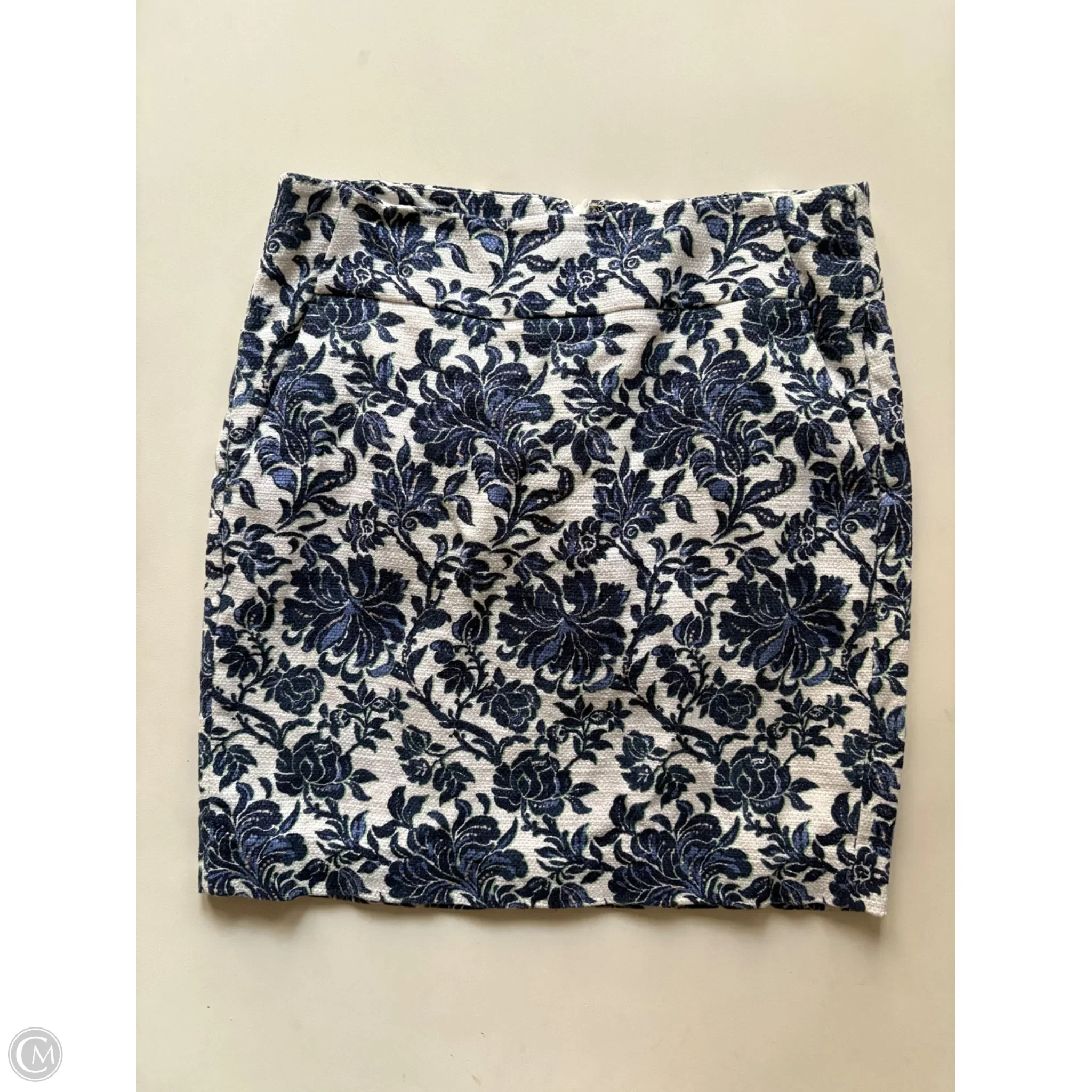 Skirt Mini & Short By Ann Taylor In Blue, Size: 4 - Image 1