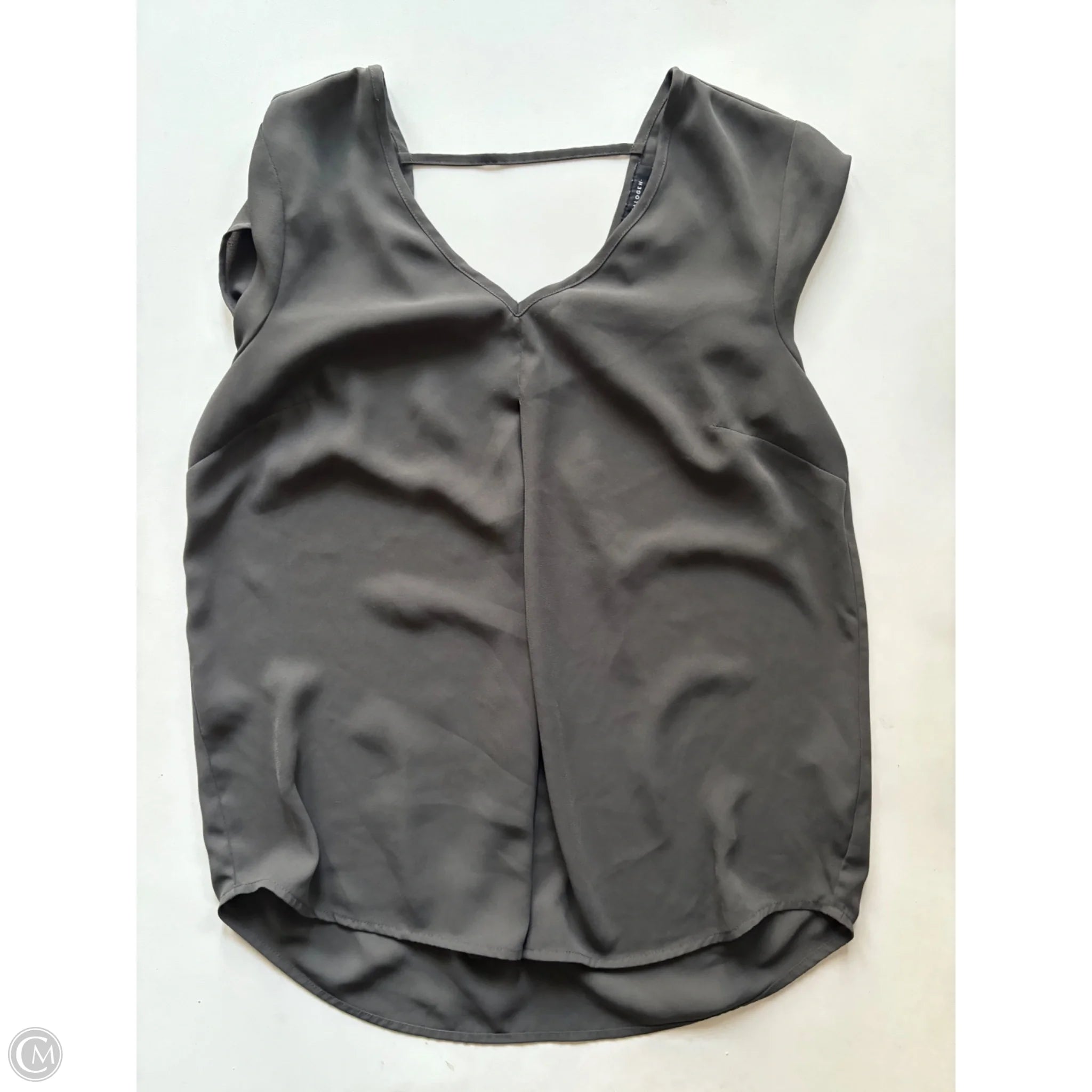 Blouse Sleeveless By Halogen In Grey, Size: S - Image 1