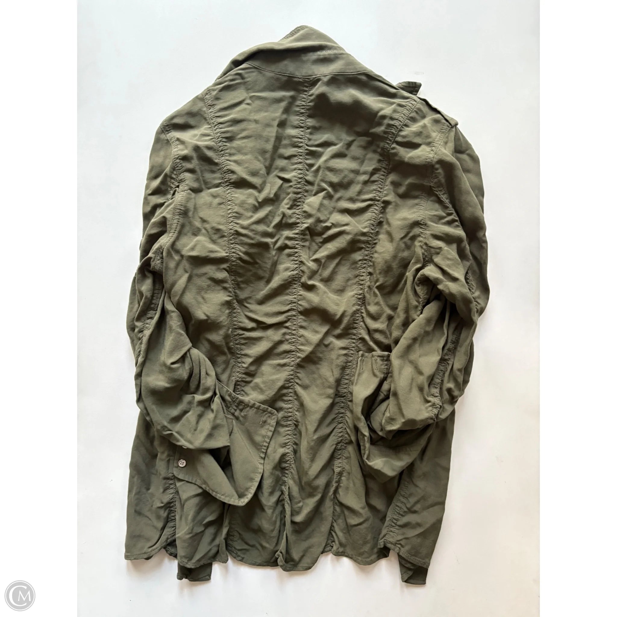 Top Long Sleeve By Express In Green, Size: S - Image 2