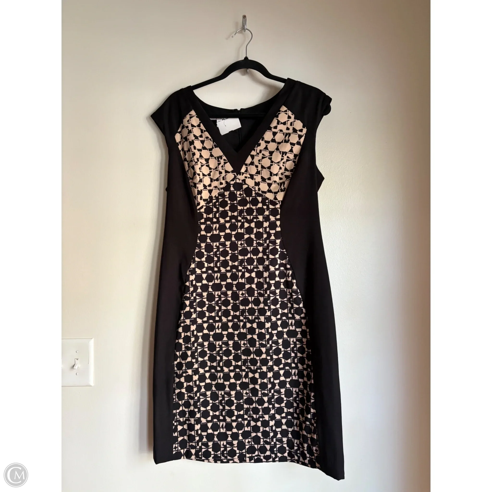Dress Work By London Times In Black, Size: L - Image 1