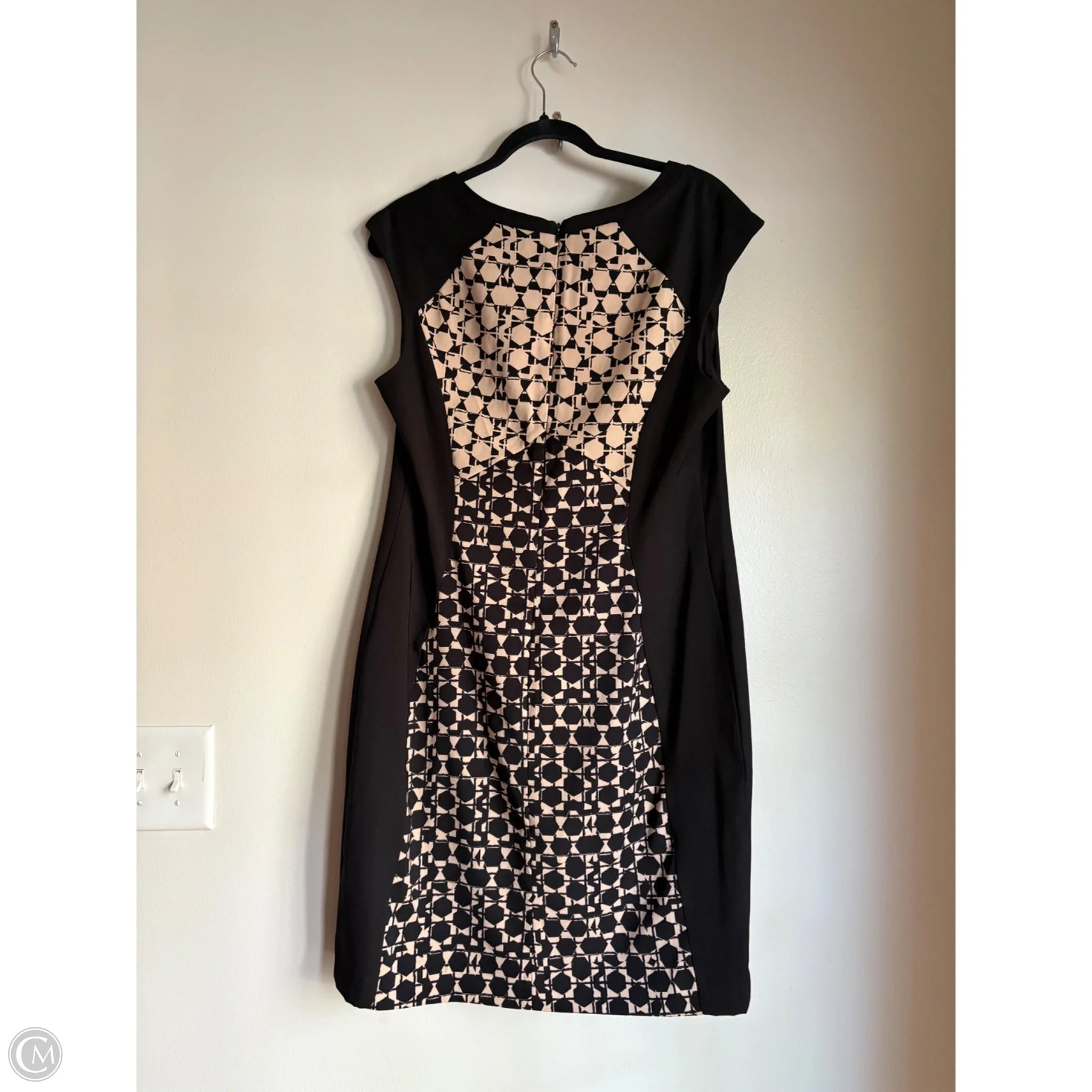 Dress Work By London Times In Black, Size: L - Image 2