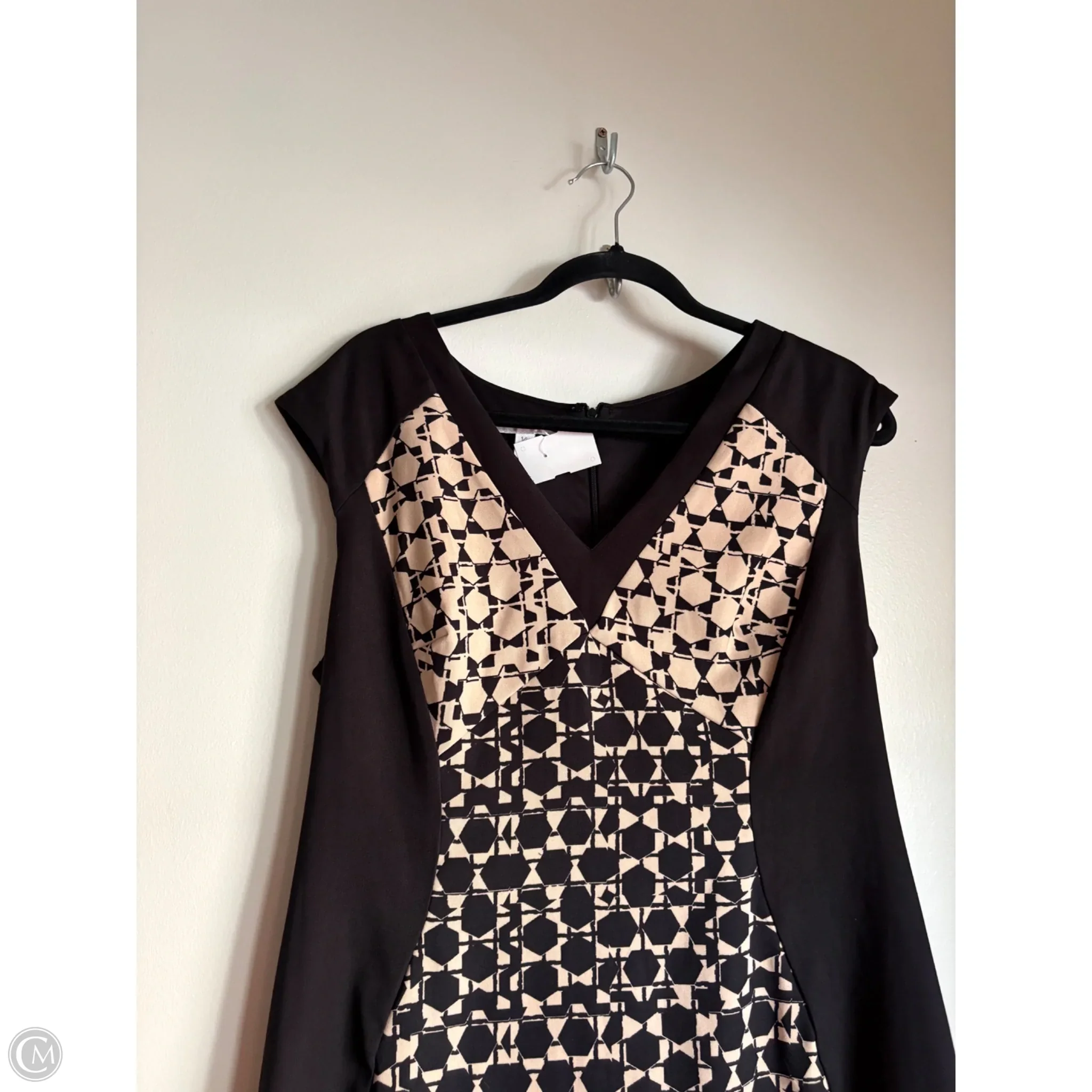 Dress Work By London Times In Black, Size: L - Image 3