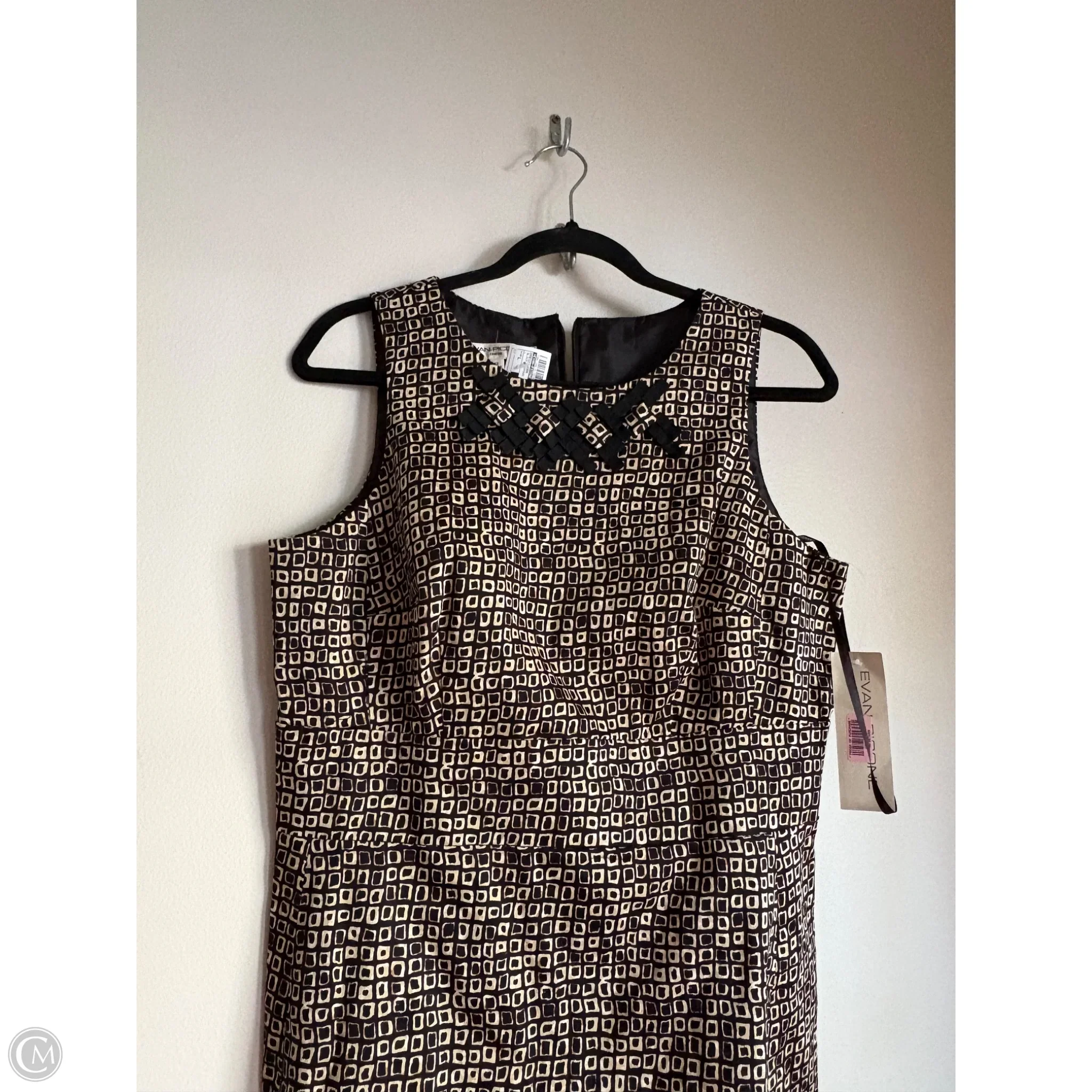 Dress Work By Evan-picone In Black & Brown, Size: L - Image 3