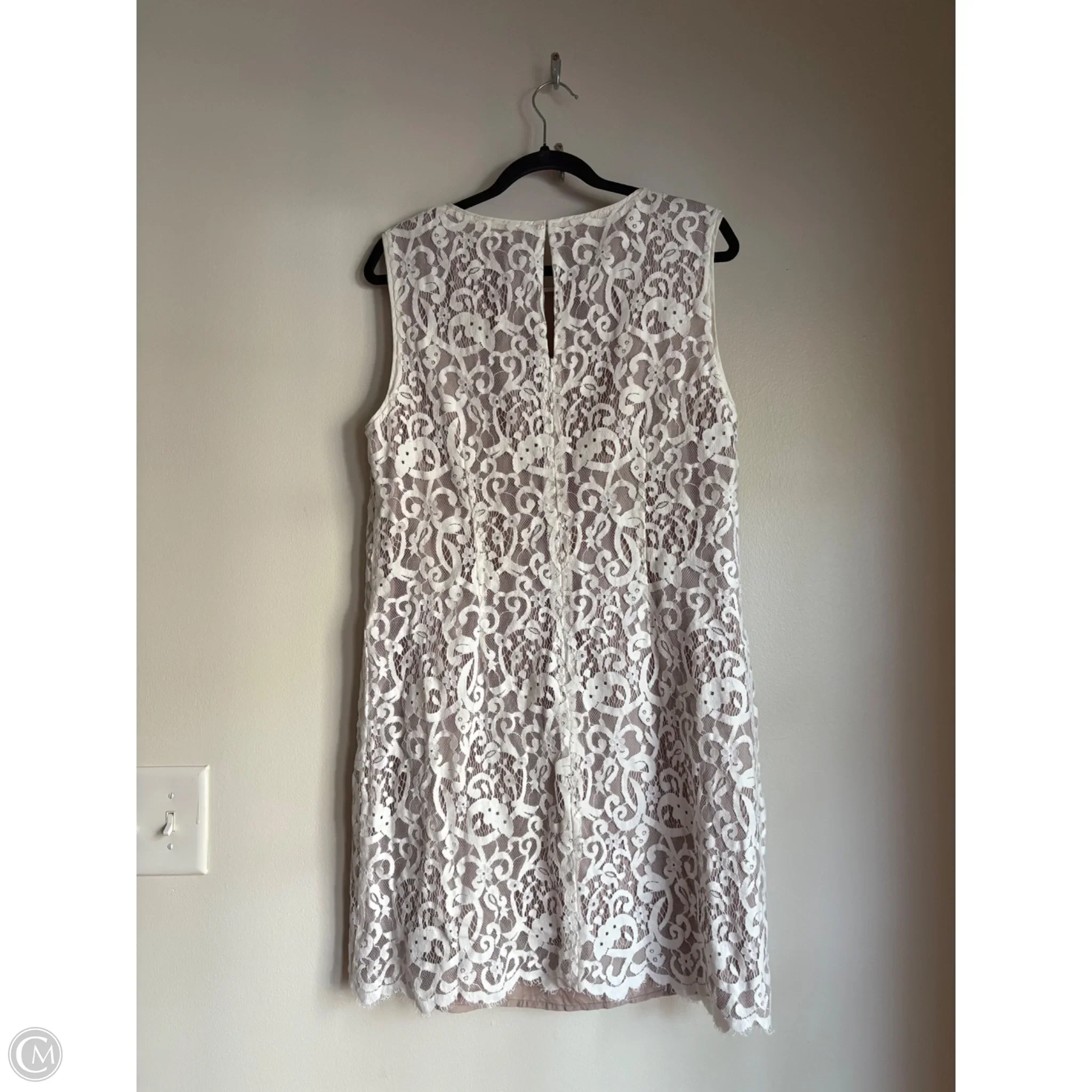 Dress Work By Loft In Cream, Size: Xl - Image 2