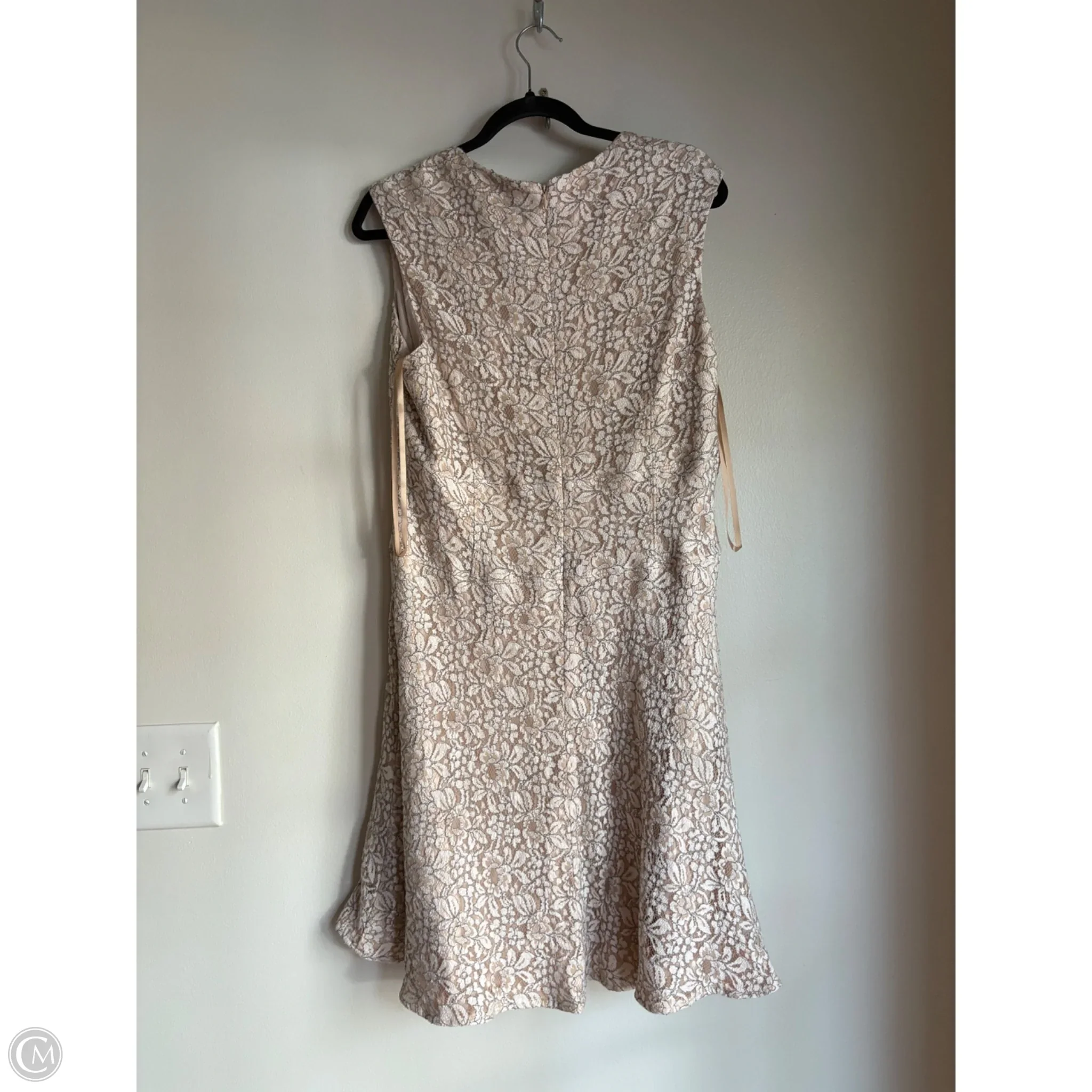 Dress Work By Antonio Melani In Cream, Size: L - Image 2