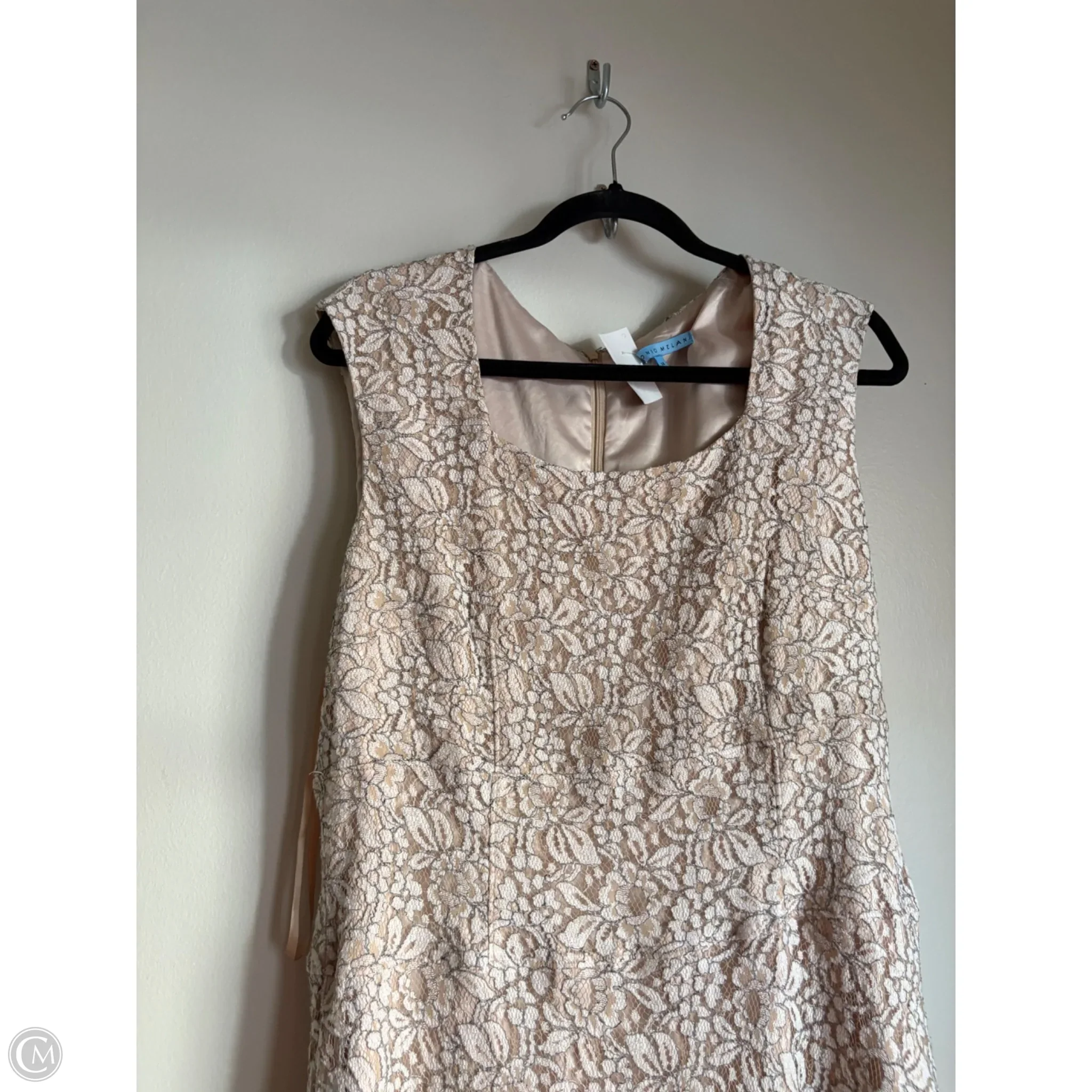 Dress Work By Antonio Melani In Cream, Size: L - Image 3