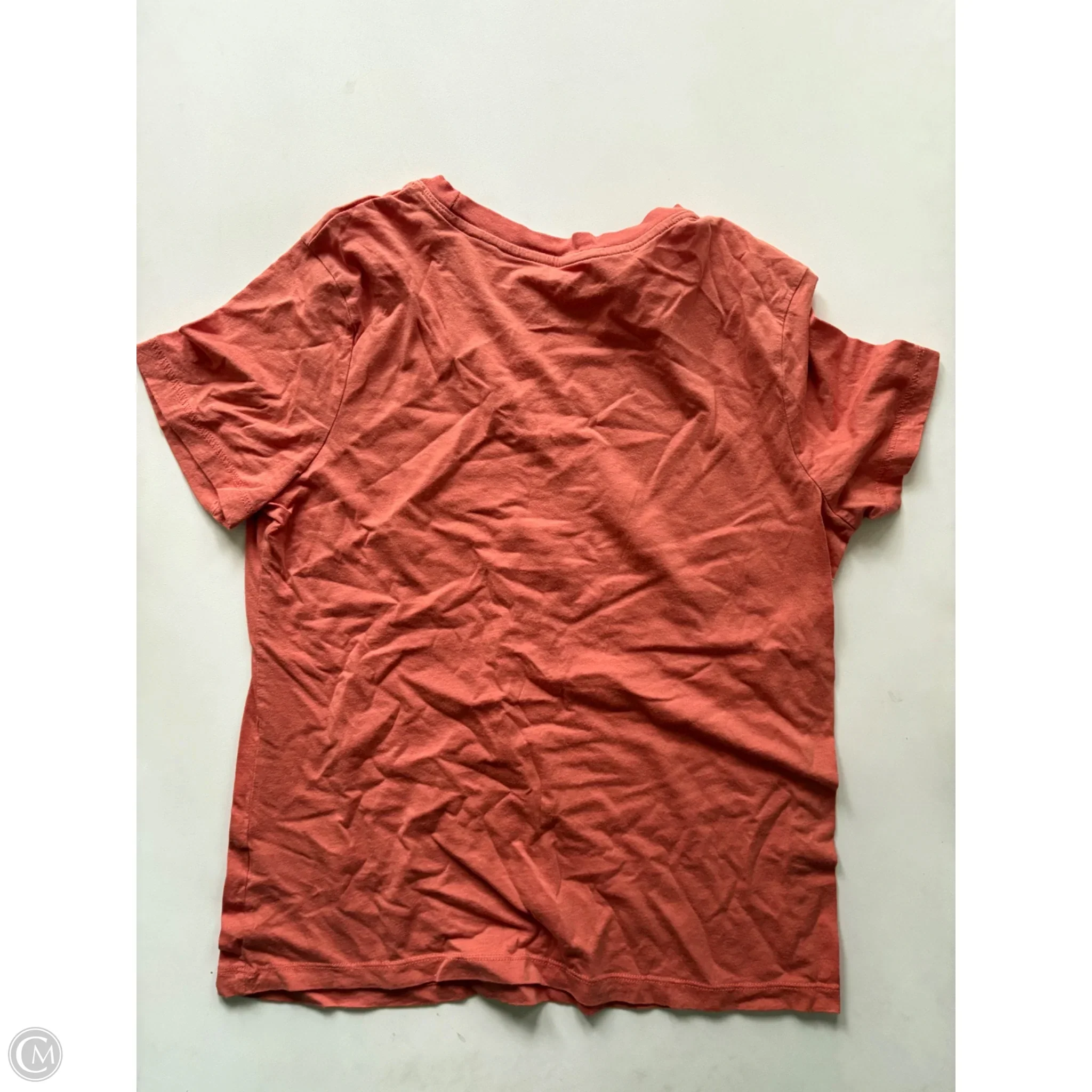 Top Short Sleeve By A New Day In Orange, Size: M - Image 2
