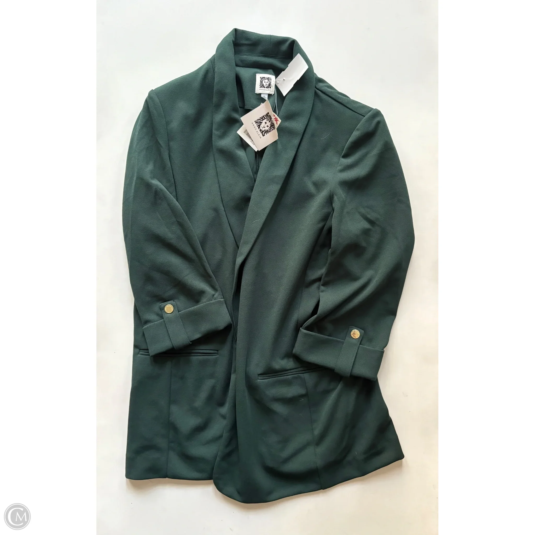 Blazer By Anne Klein In Green, Size: M - Image 1