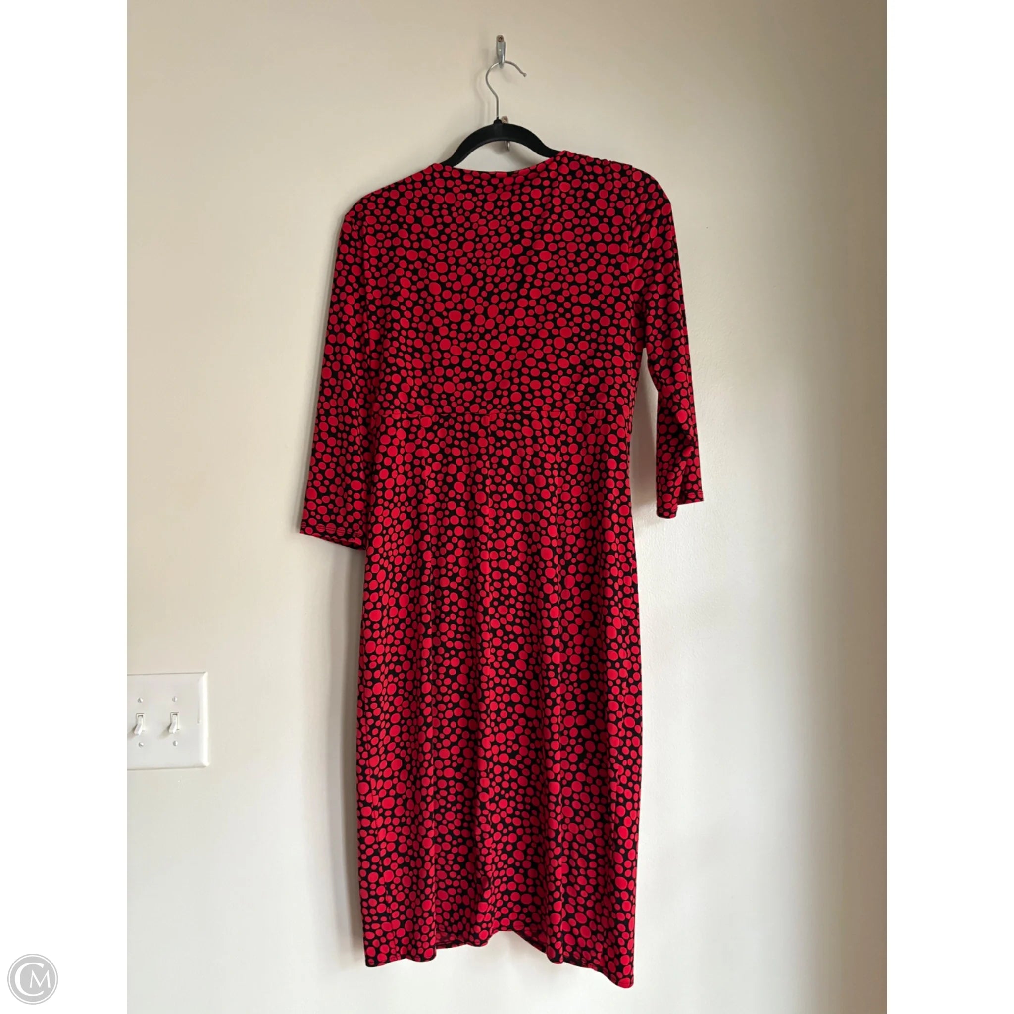 Dress Work By London Times In Red, Size: L - Image 2