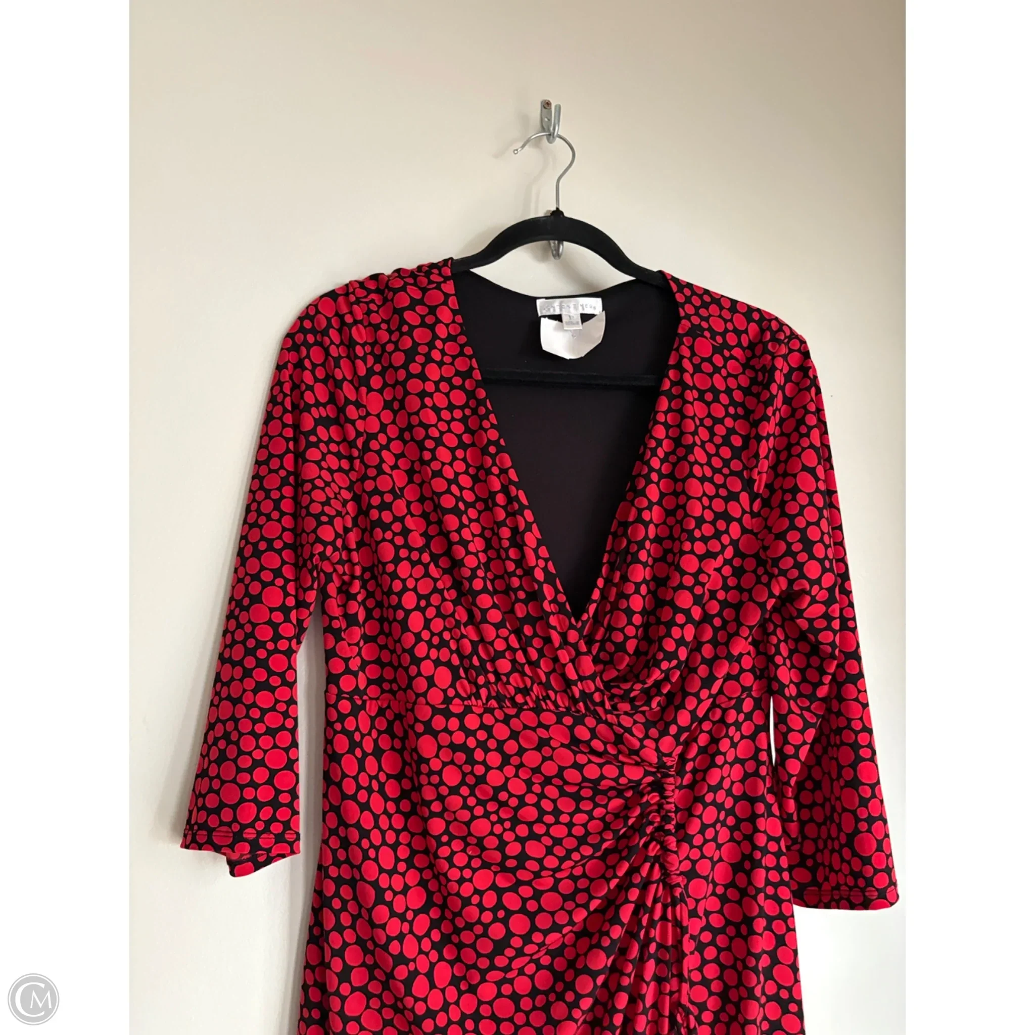 Dress Work By London Times In Red, Size: L - Image 3