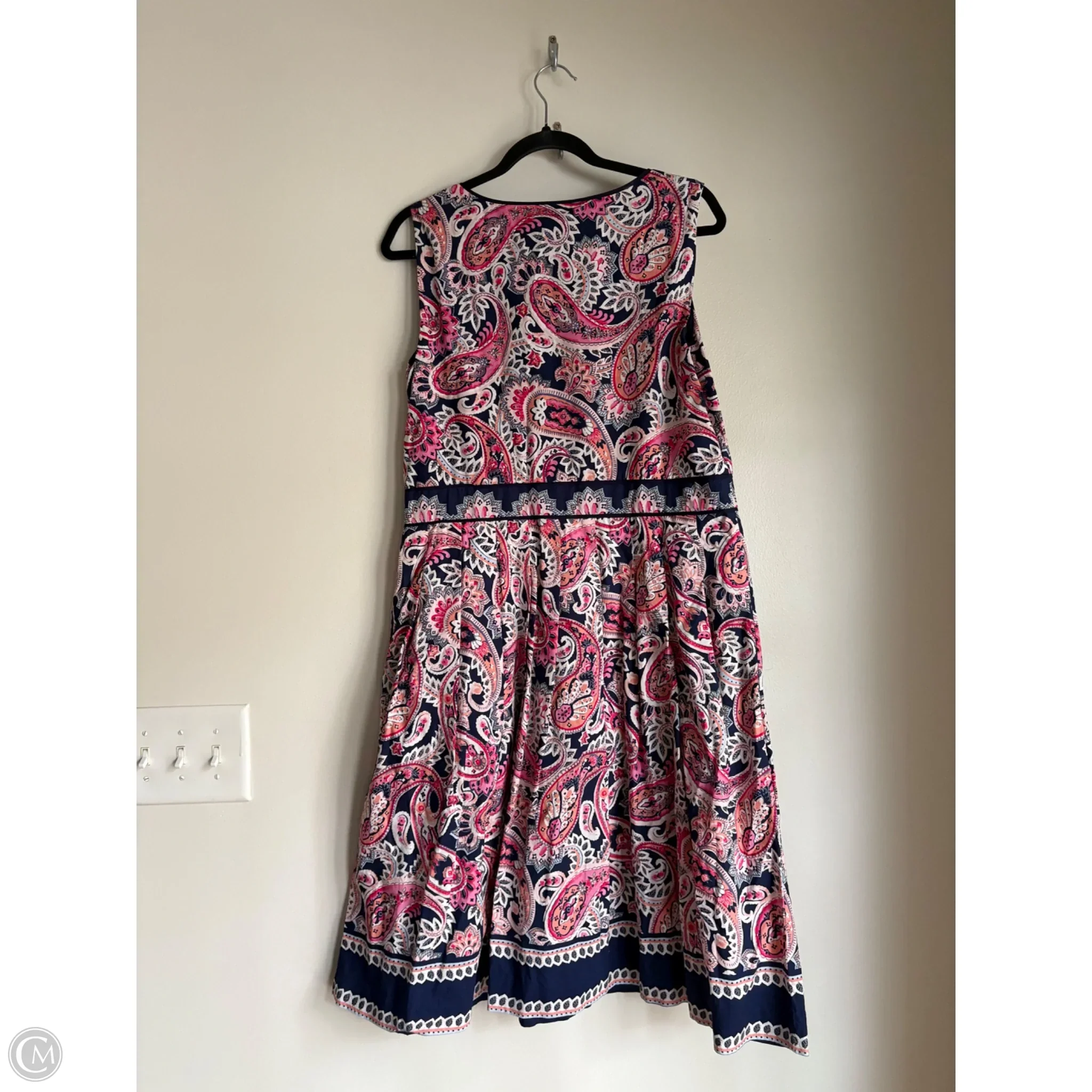 Dress Work By Talbots In Paisley Print, Size: L - Image 2