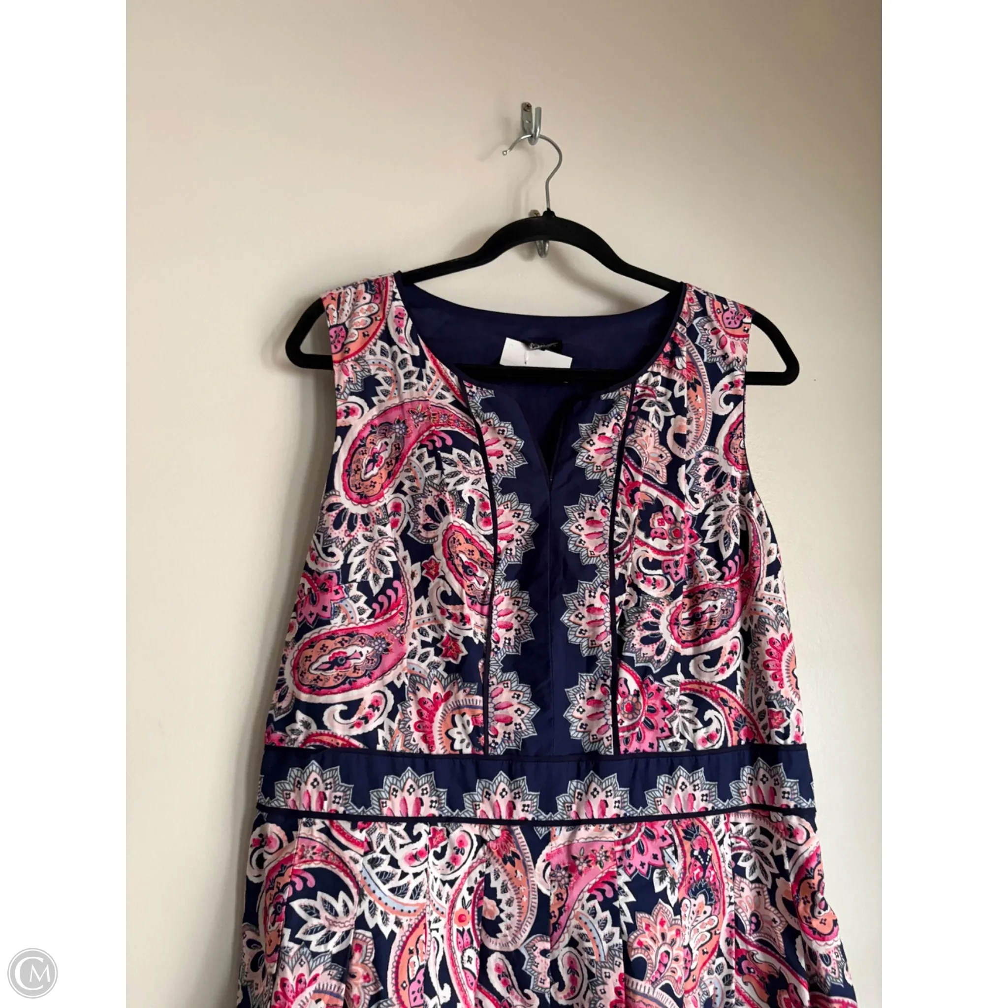 Dress Work By Talbots In Paisley Print, Size: L - Image 3